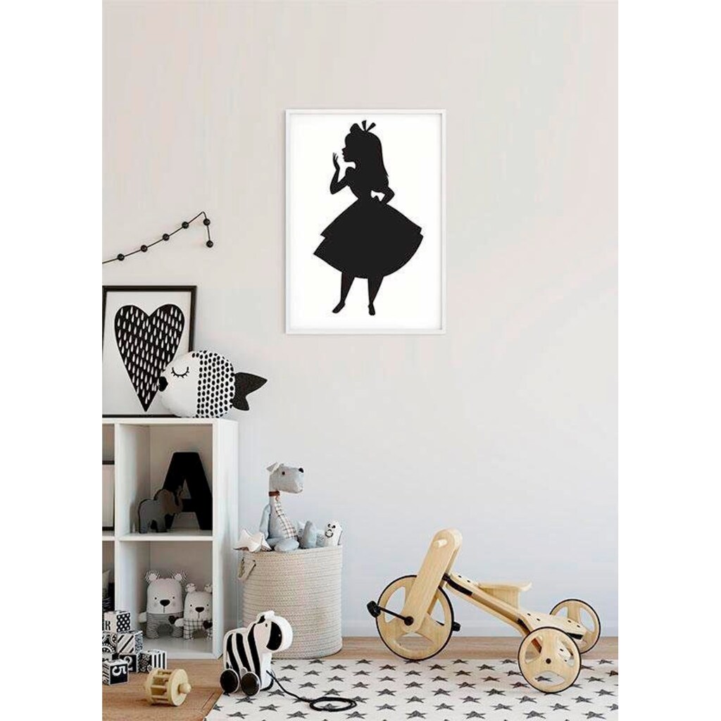 Komar Poster »Alice Silhouette«, Disney, (1 St.)