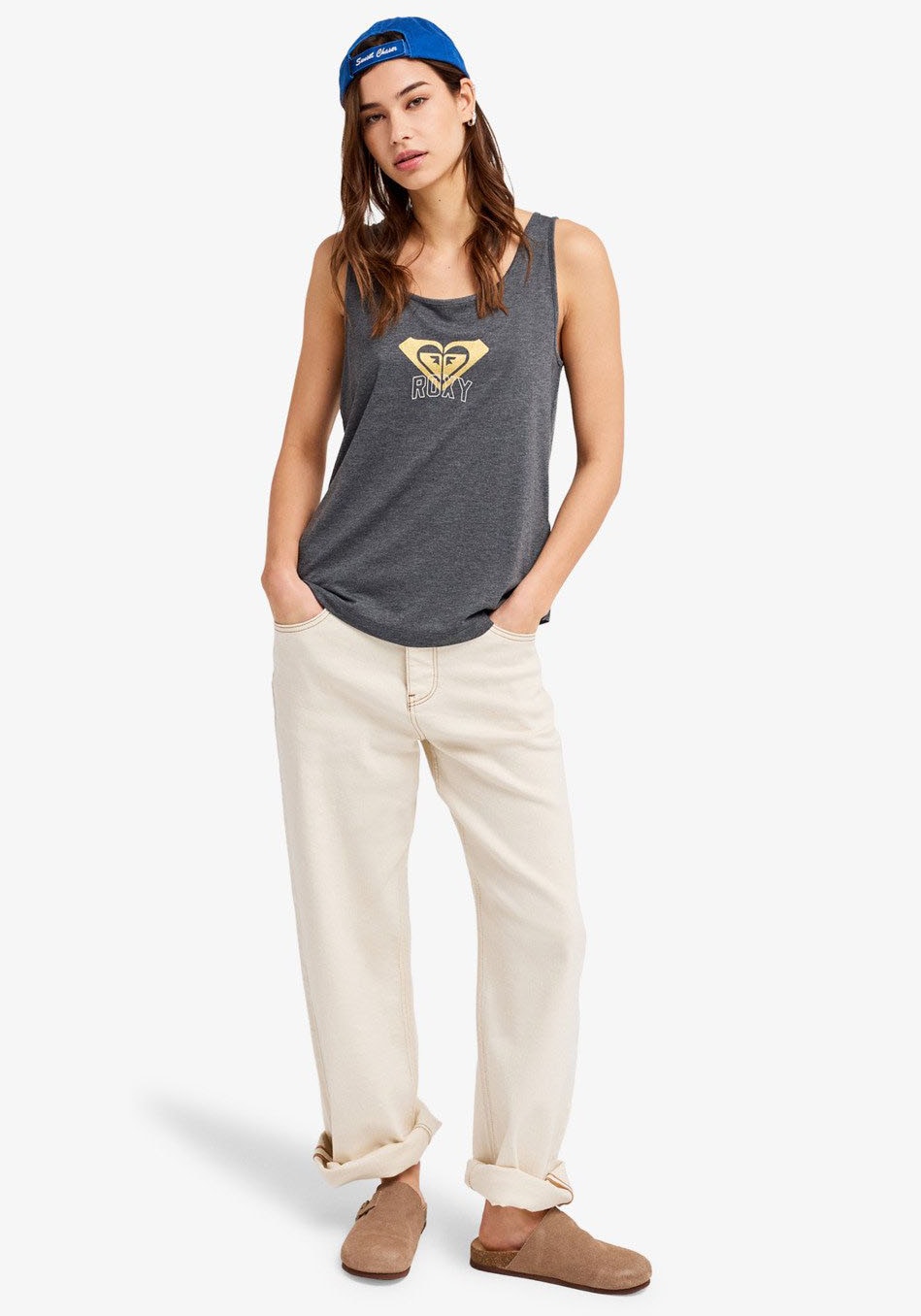 Roxy Tanktop »VL SURFCLASHORT SLEEVEIC TANK« Tanktop-Design, aus Polyester und Viskose