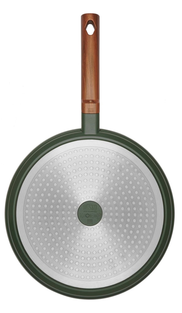 RESTO Kitchenware Crêpepfanne »Sadr, Pfankuchenpfanne langlebig und spülmaschinenfest«, Aluminiumguss, (1 tlg.), Innere Queenhome-Antihaftbeschichtung für mehr Widerstandsfähigkeit