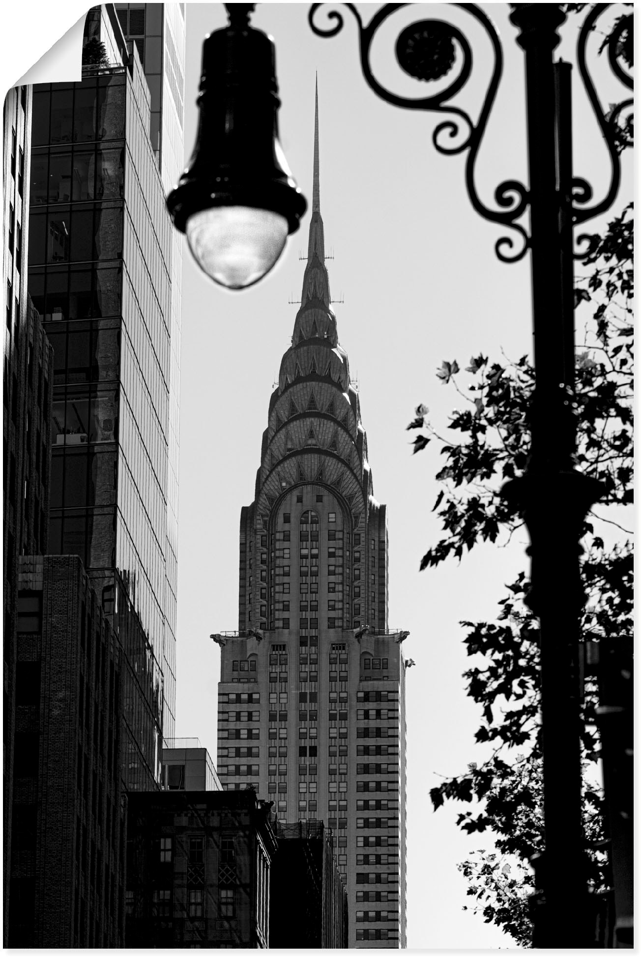 Wandbild »New York Chrysler Building«, New York, (1 St.), als Alubild, Outdoorbild,...