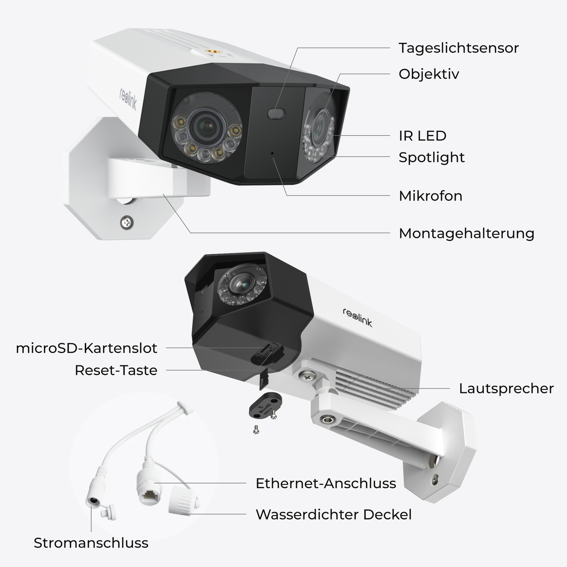 Reolink Überwachungskamera »Duo Series P750 PoE Cam«, Außenbereich