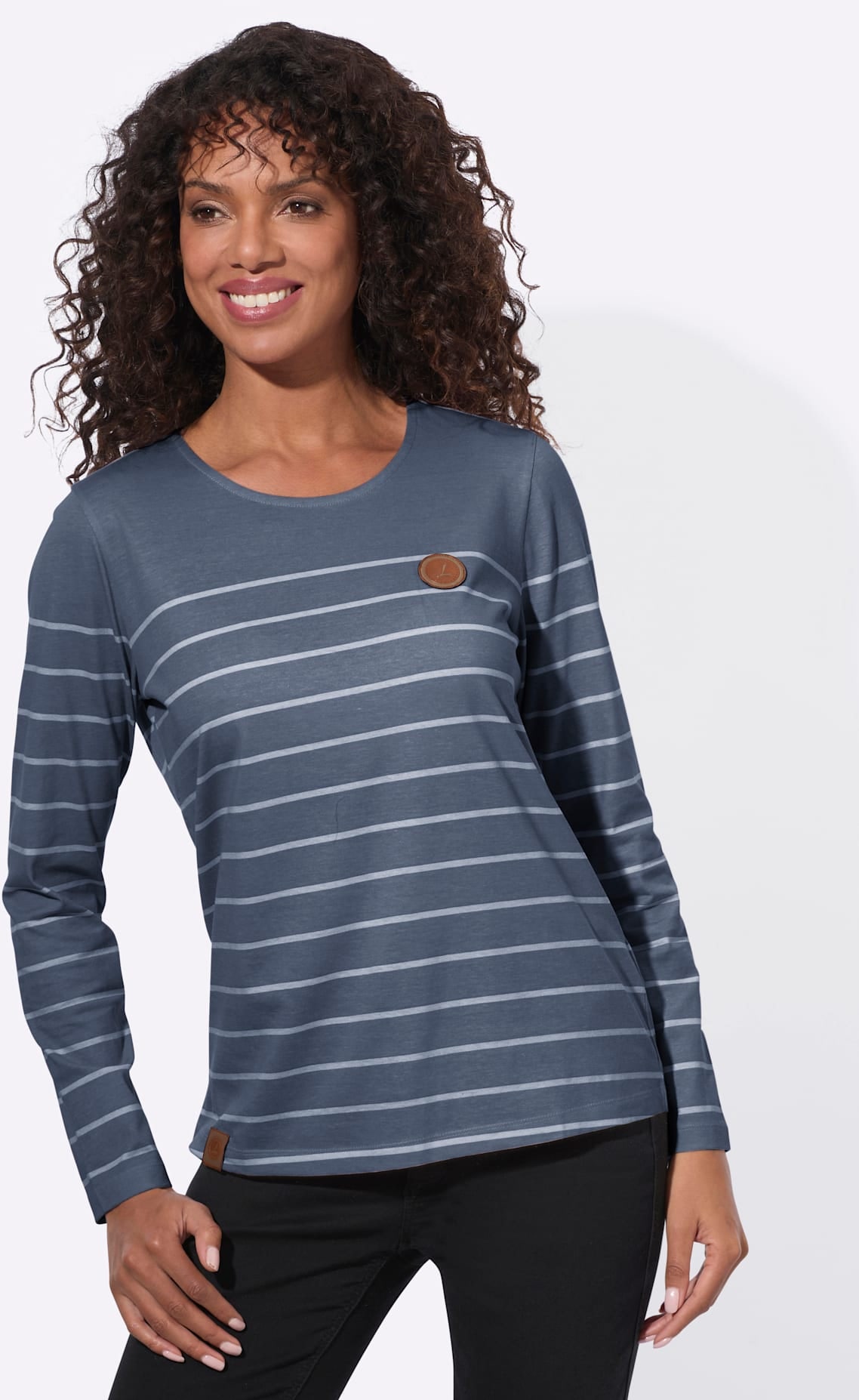 Casual Looks Rundhalsshirt »Shirt« 1