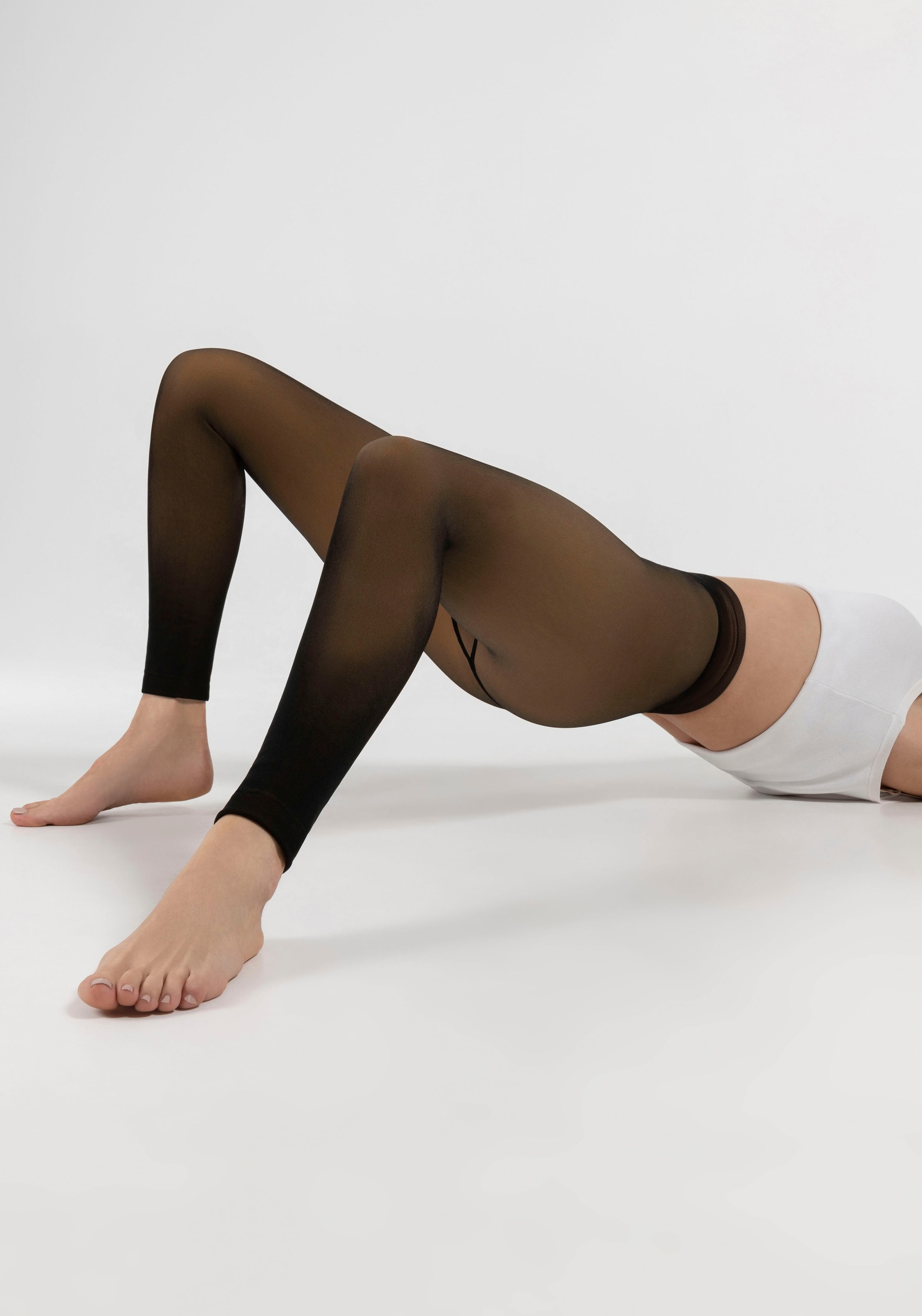 Camano Thermoleggings, Thermo Warm & Transparent Leggings, Komfort-Baumwollzwickel