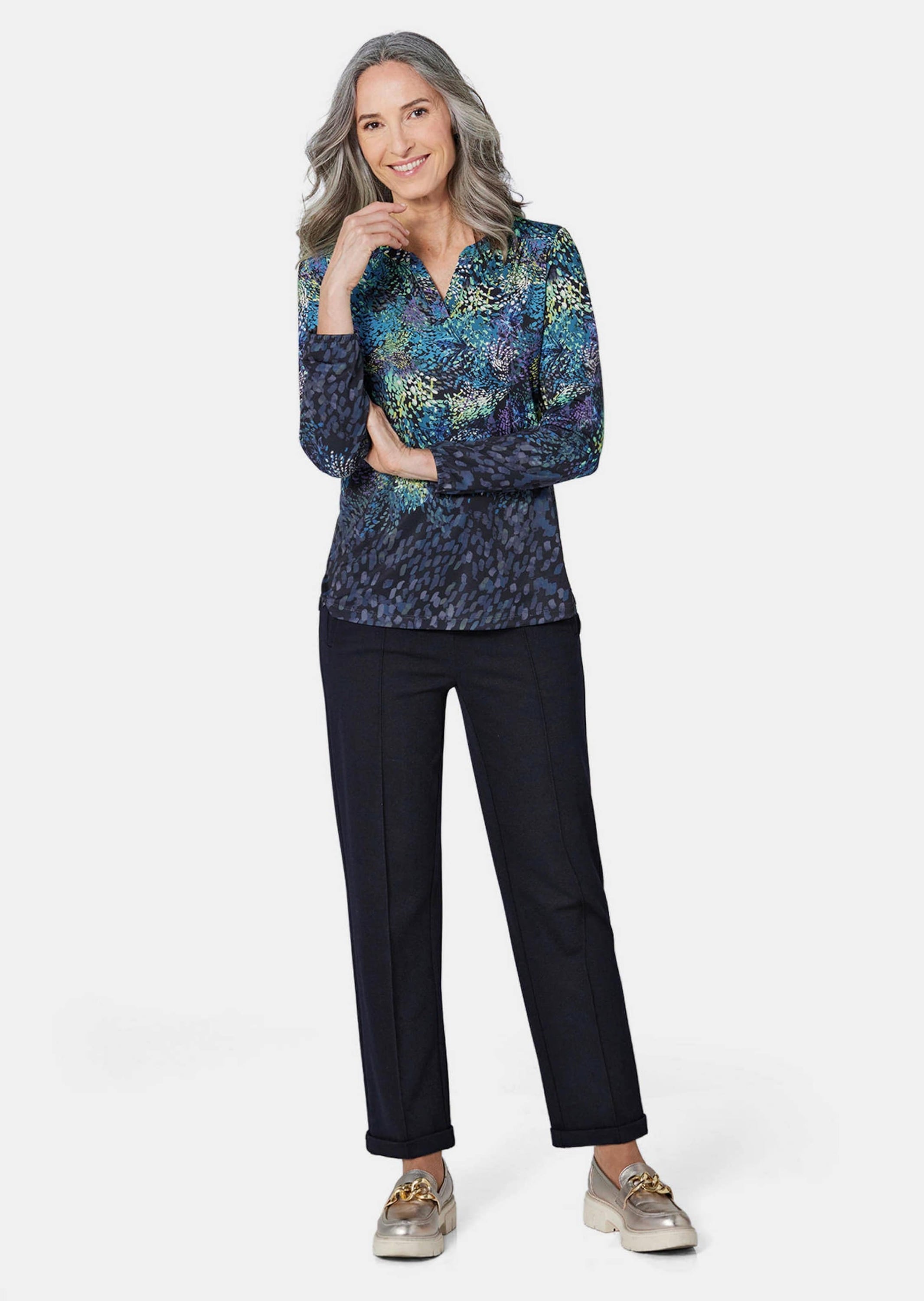 GOLDNER Tunika »Tunikabluse mit Druck«