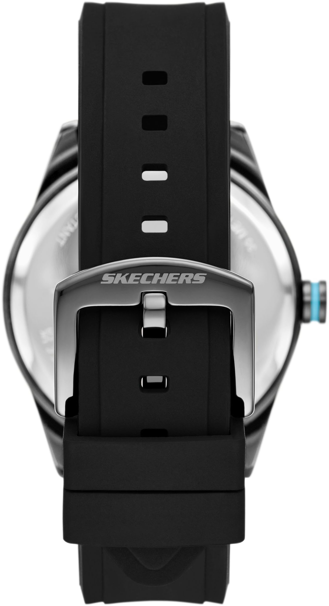 Skechers Quarzuhr »SLAUSON«, Armbanduhr, Herrenuhr, Silikonarmband, analog, Tag