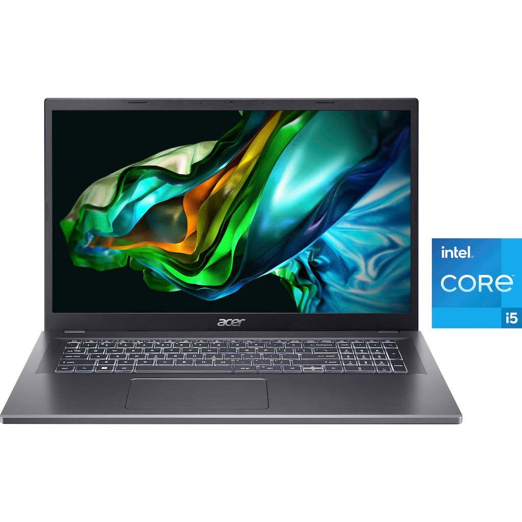 Acer Notebook »A517-58M-58ER«, 43,94 cm, / 17,3 Zoll, Intel, Core i5, Iris Xe Graphics, 1000 GB SSD