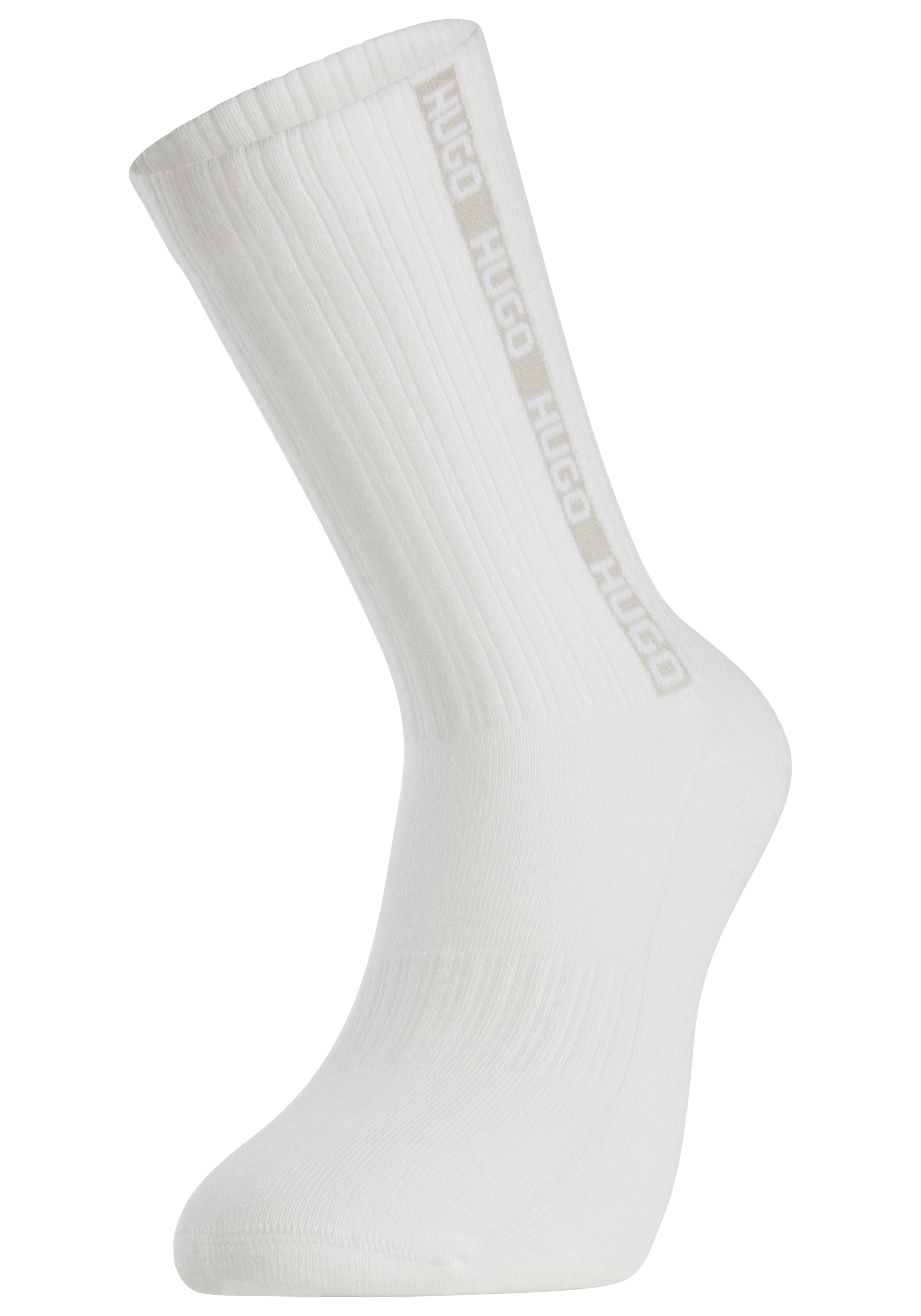 HUGO Underwear Basicsocken »3P QS RIB TAPE MD«, mit Rippdetails