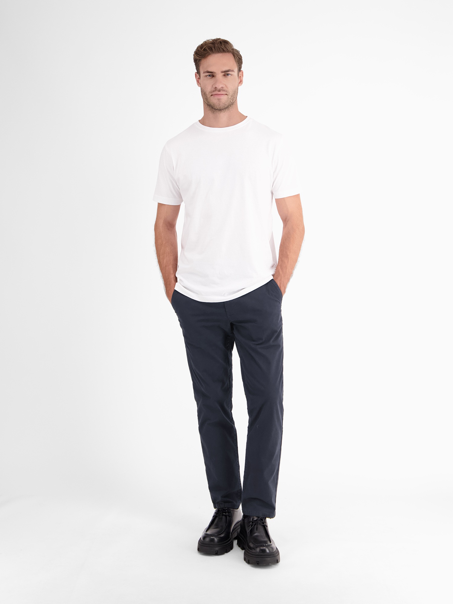 LERROS 5-Pocket-Hose »Basic Chino in Strukturqualität, SLIM FIT«