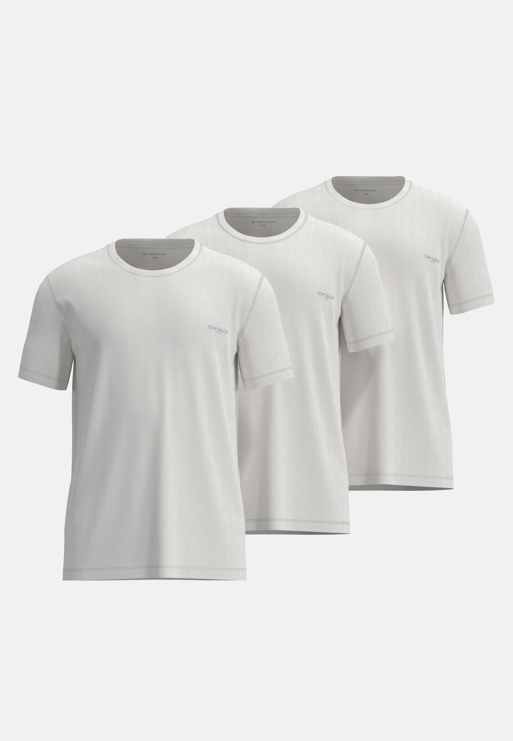TOM TAILOR T-Shirt 3er Pack, 