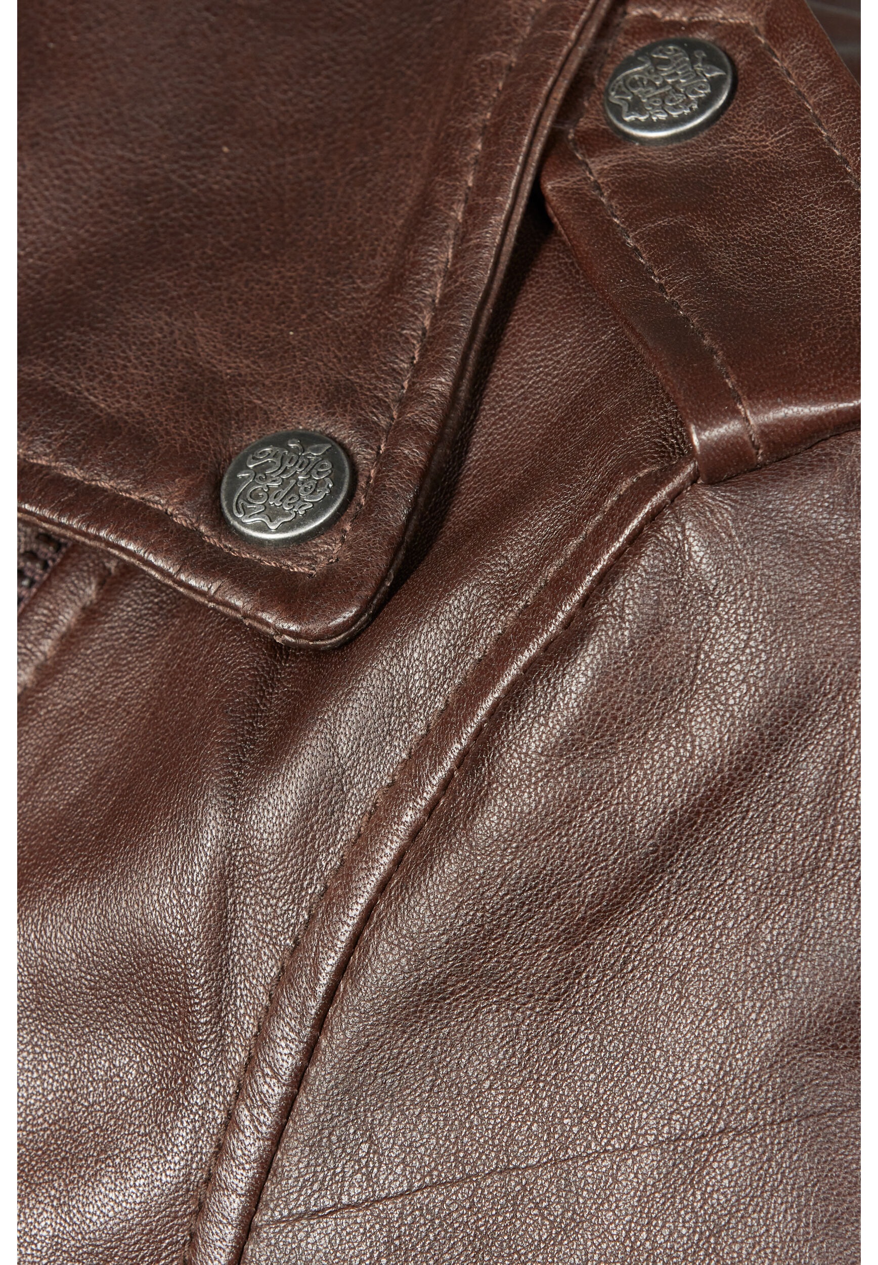 Apple of Eden Lederjacke »Apple of Eden Lederjacke AOE-102« ohne Kapuze aus weichem Leder
