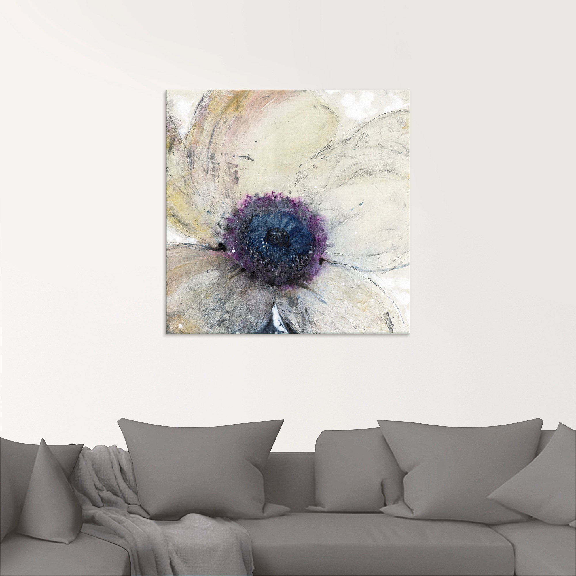 Artland Glasbild »Blumenfluss II« Blumen 1 Stk. tlg. in verschiedenen Größen