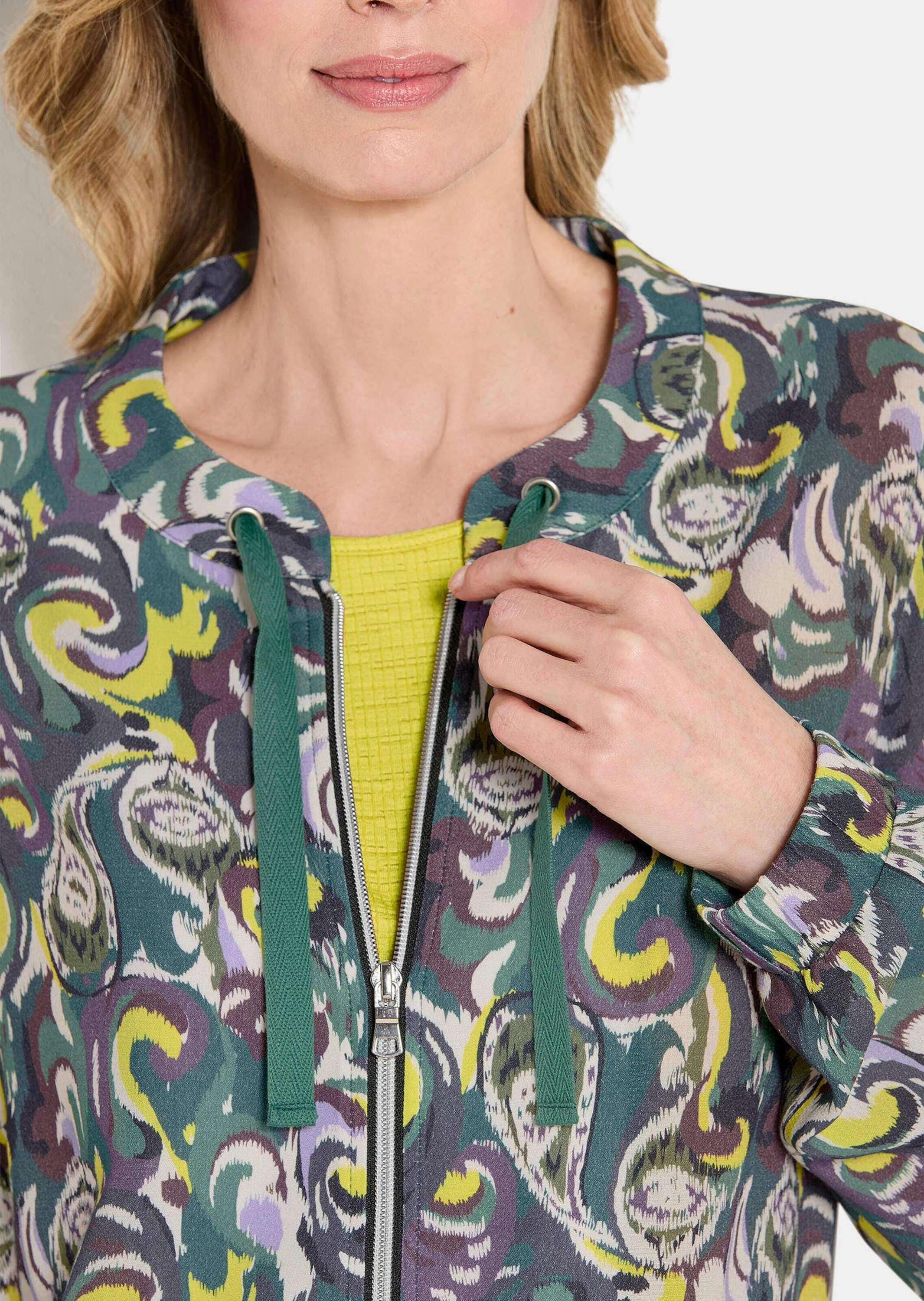 GOLDNER Blouson »Kurzgröße Blouson aus reiner Viskose«