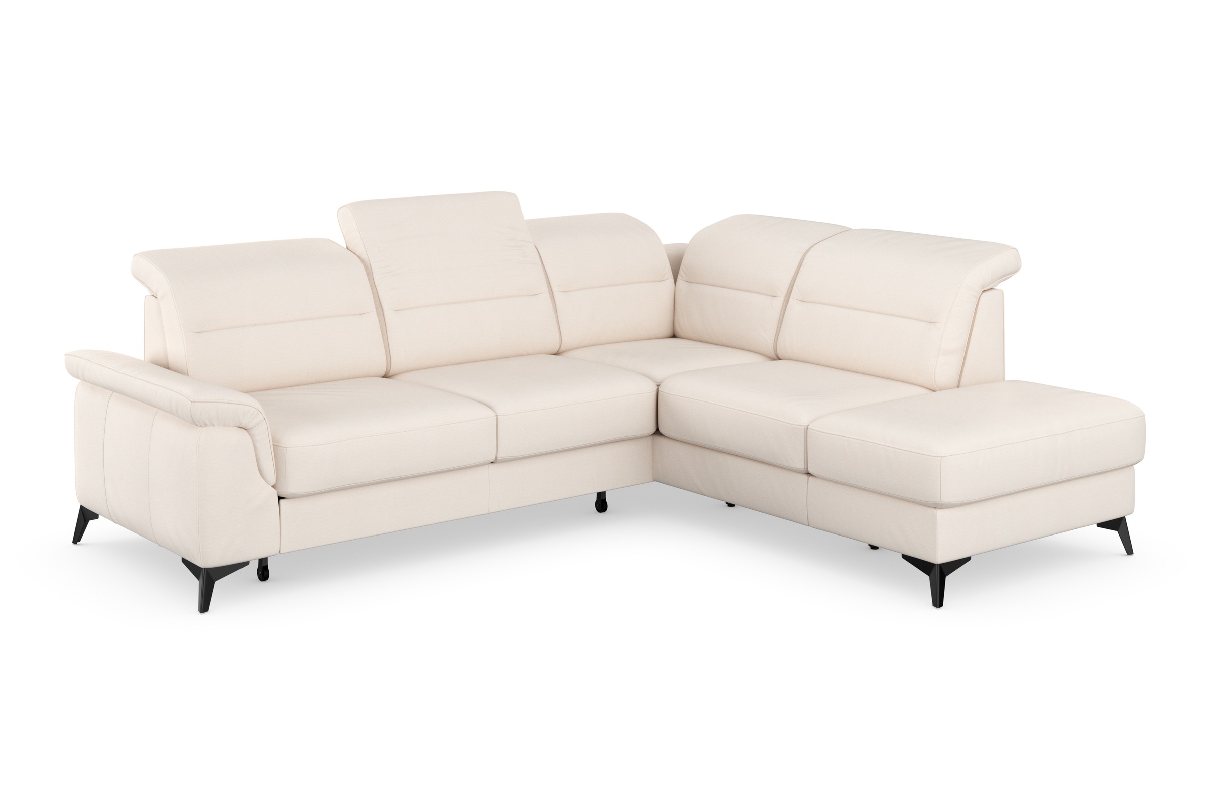 sit&more Ecksofa »Sinatra L-Form«, mit Ottomane, optional mit Kopfteilverstellung und Armteilfunktion