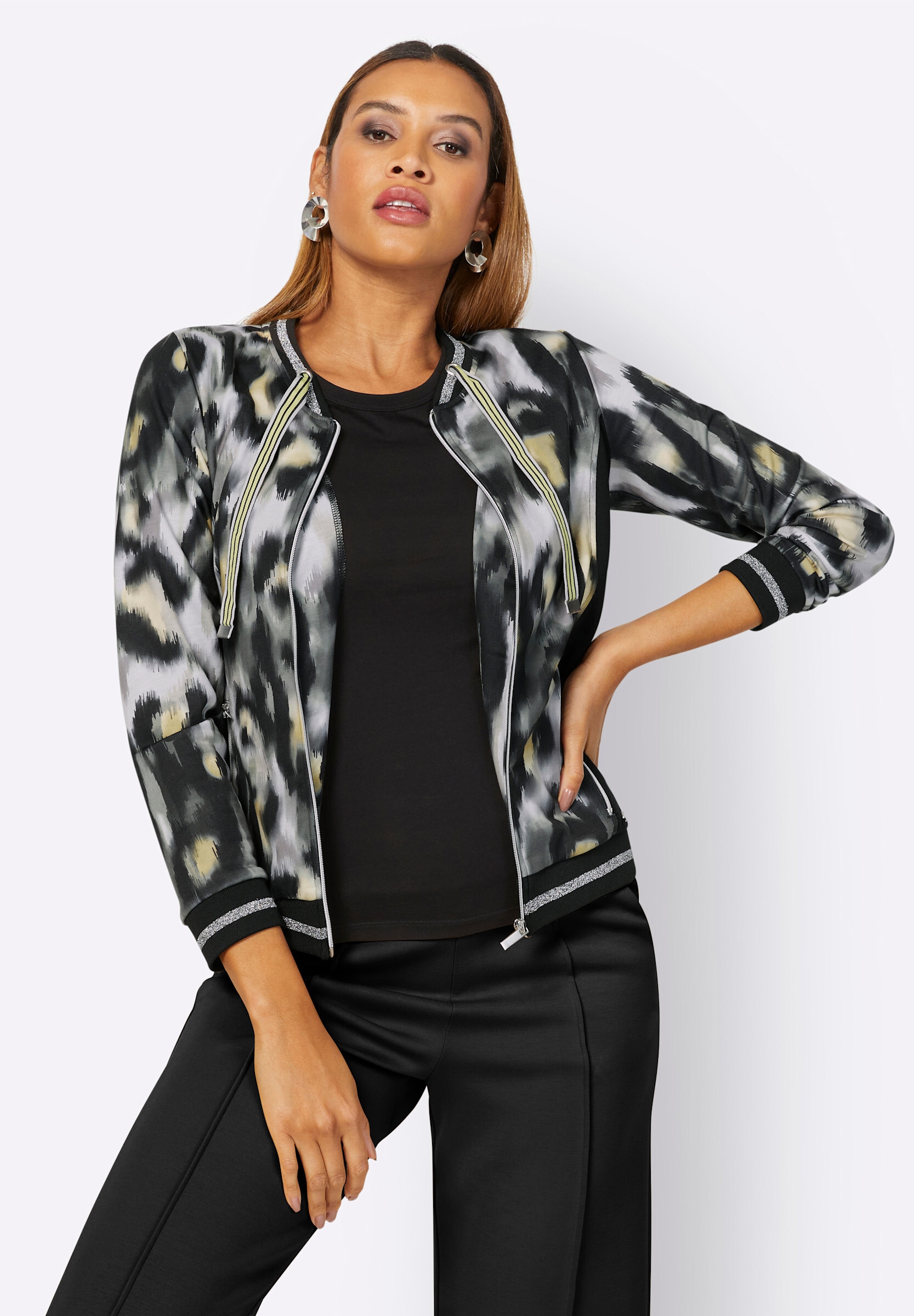 creation L Kurzjacke »Jacke Jacke« 1 Stk. tlg.