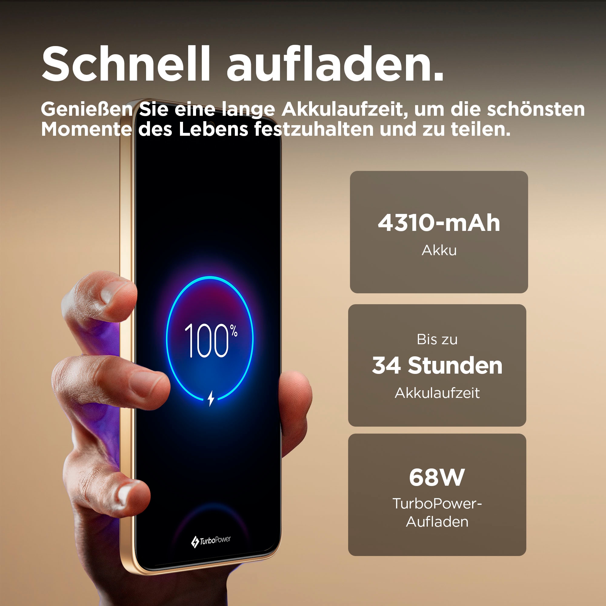 Motorola Smartphone »edge50 Neo 512 GB«, Latte, 512 GB Speicherplatz