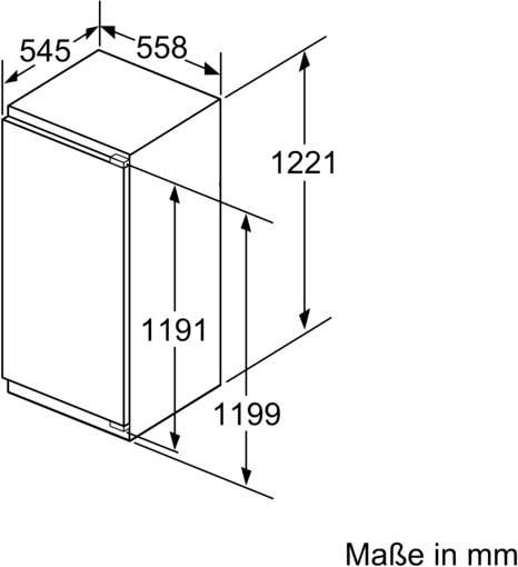 SIEMENS Einbaukühlschrank »KI41FADD0«, KI41FADD0, 122,1 cm hoch, 55,8 cm breit