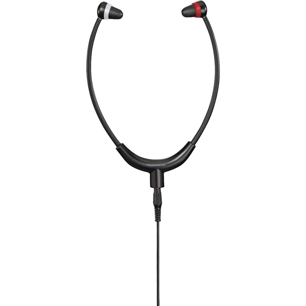 Thomson In-Ear-Kopfhörer »TV Headset In-Ear mit Kinnbügel, getrennte Lautstärkeregler Kabel 8 m«