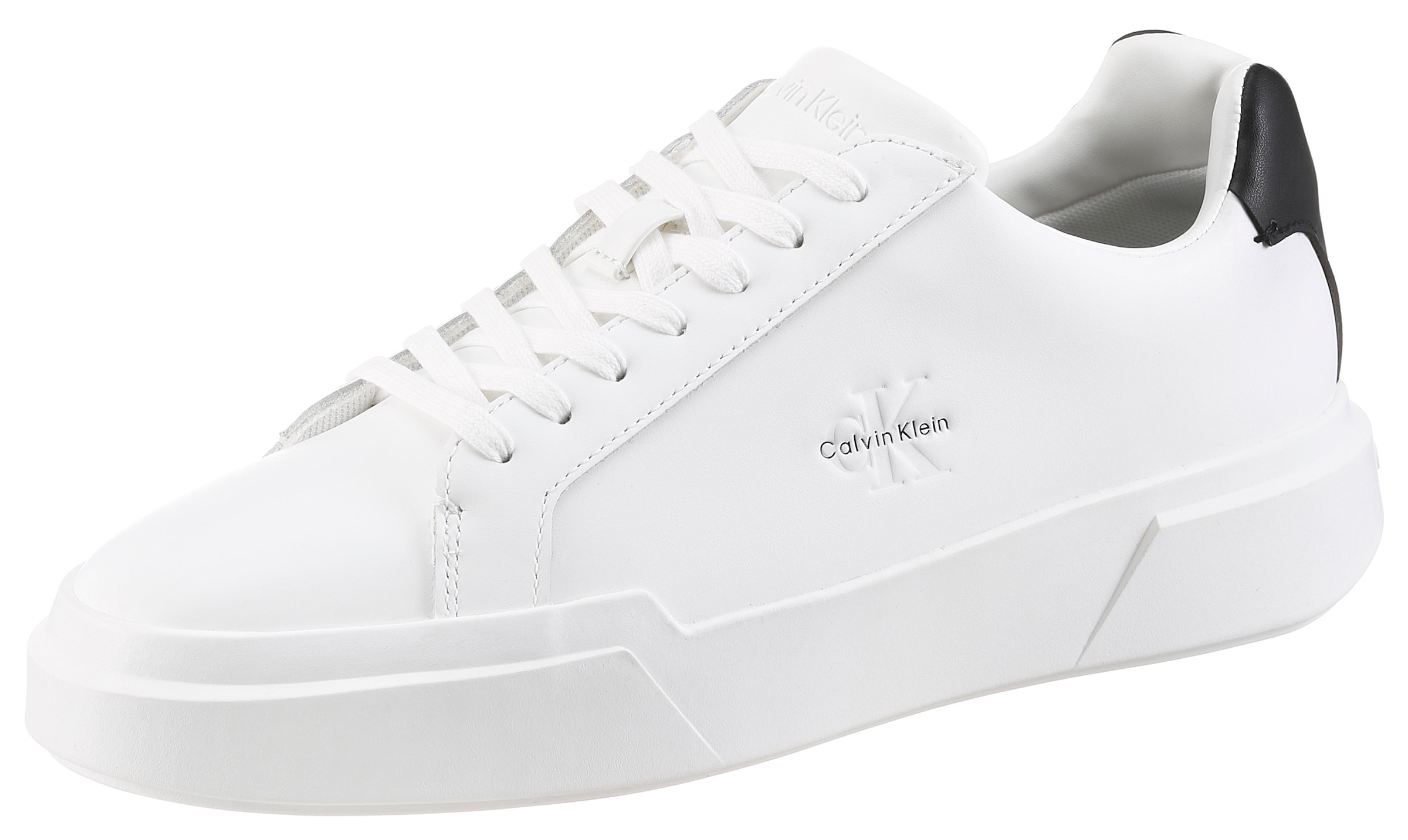 Calvin Klein Jeans Sneaker »CHUNKY CUPSOLE LACEUP LTH«  Freizeitschuh, Halbschuh, Schnürer mit CK-Logoprägung