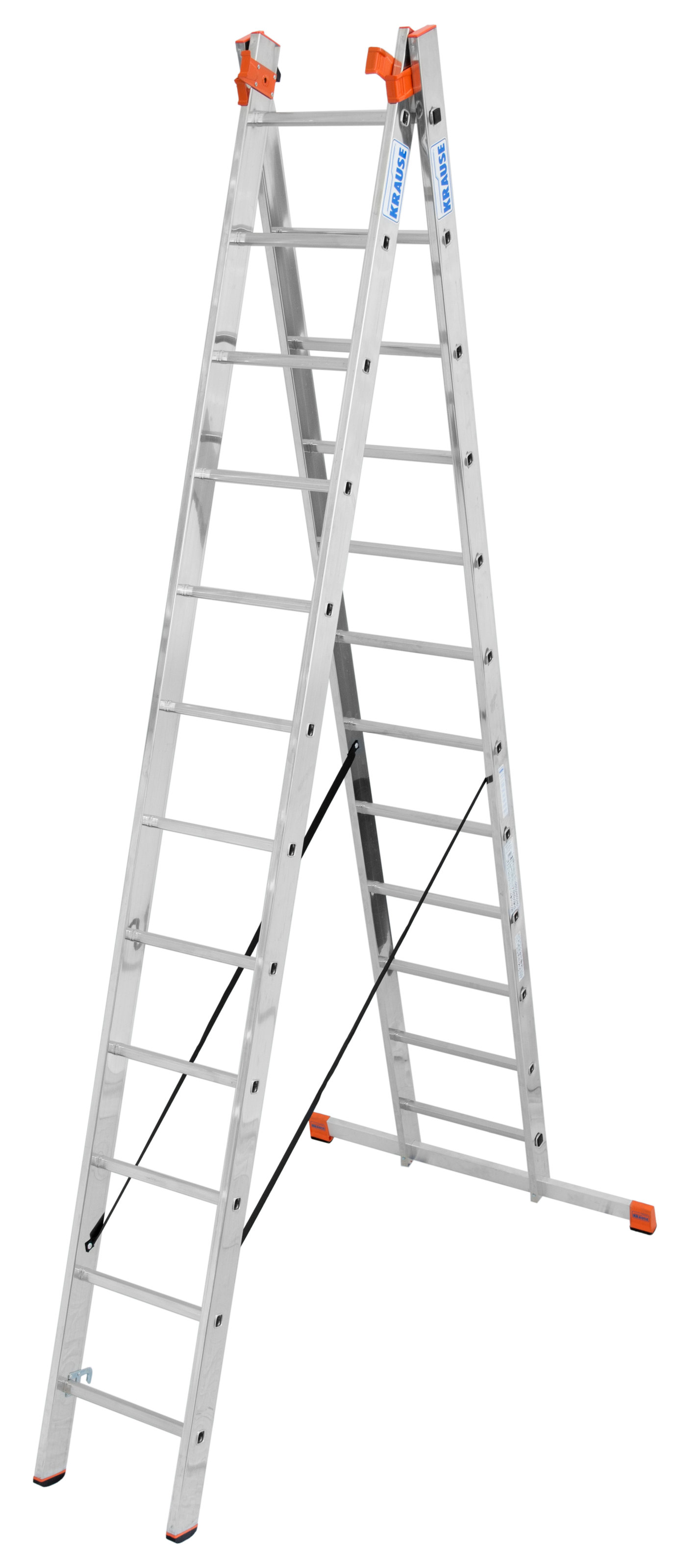 KRAUSE Vielzweckleiter »Tribilo«, Alu, 3x12 Sprossen, Arbeitshöhe ca. 930 cm