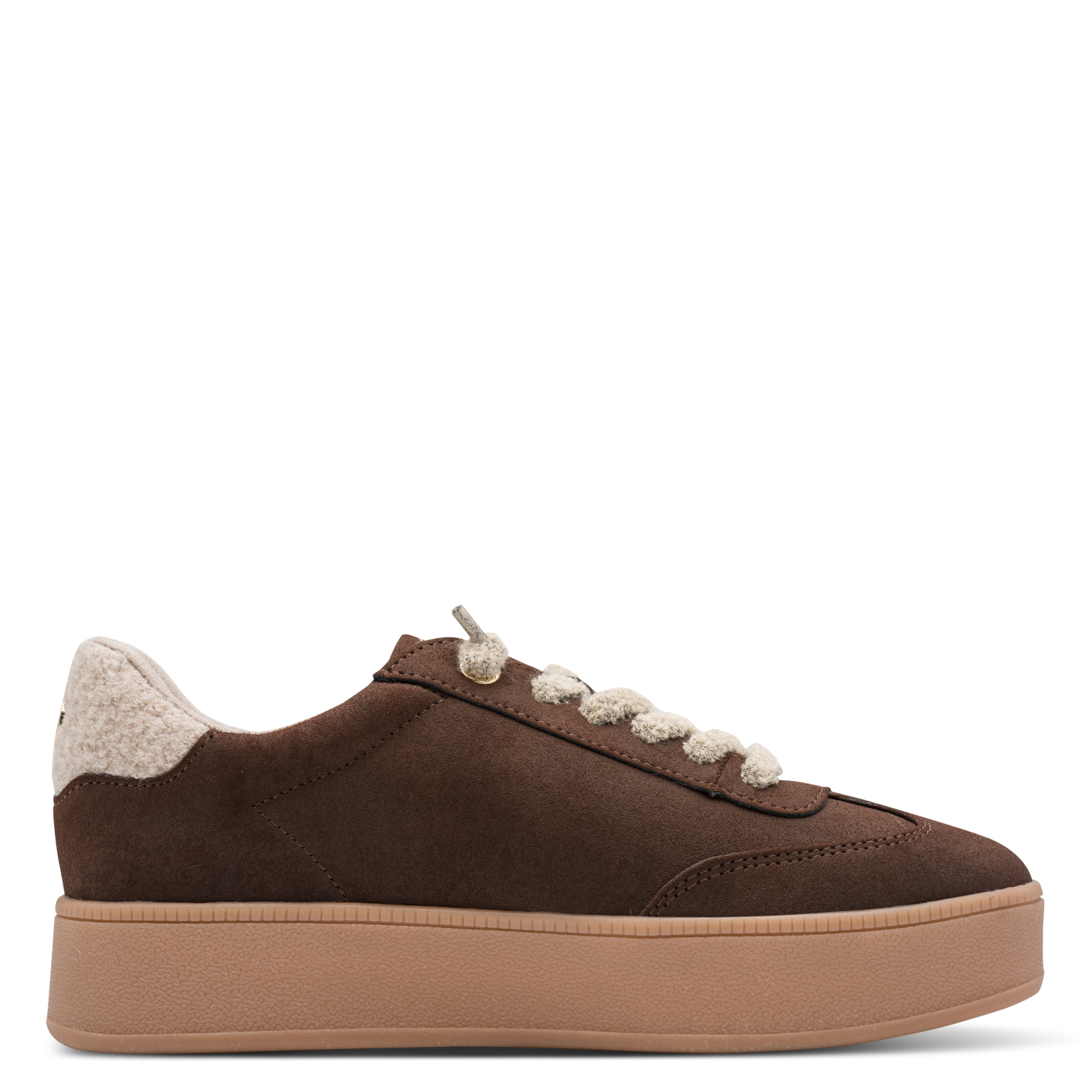 MARCO TOZZI Slip-On Sneaker  Freizeitschuh, Plateausneaker, Slipper mit Plüsch-Herz
