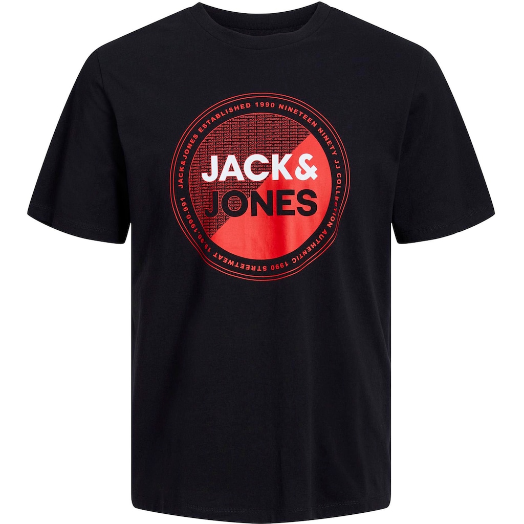 Jack & Jones Rundhalsshirt »JJLOYD TEE SS CREW NECK«
