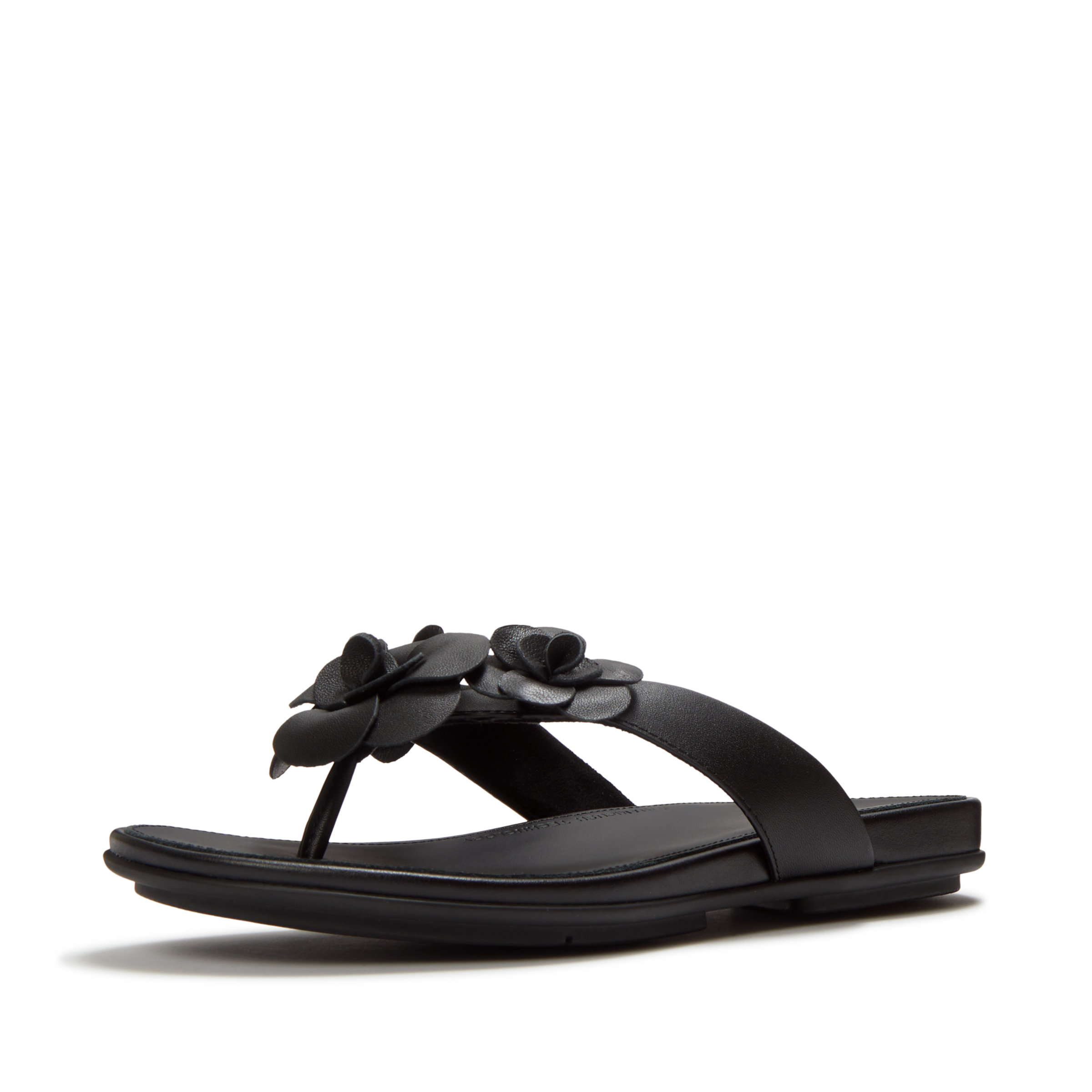 Fitflop Dianette »GRACIE FLOWER LEATHER FLIP-FLOPS«  Zehentrenner, Sommerschuh mit auffälliger Blüte