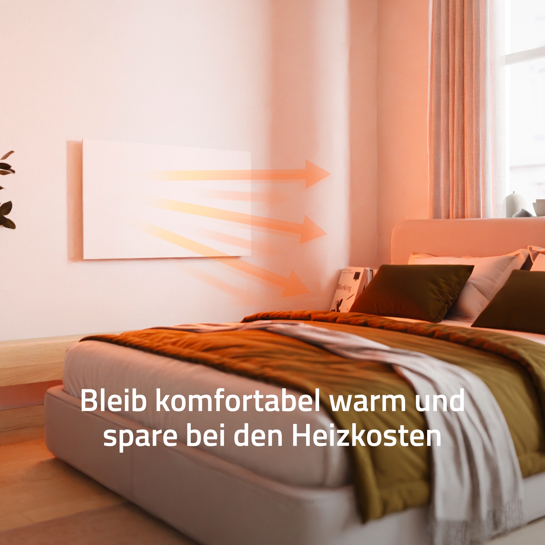 Hombli Smart-Home-Zubehör »Smartes Infrarot Glas Heizpanel 600W«