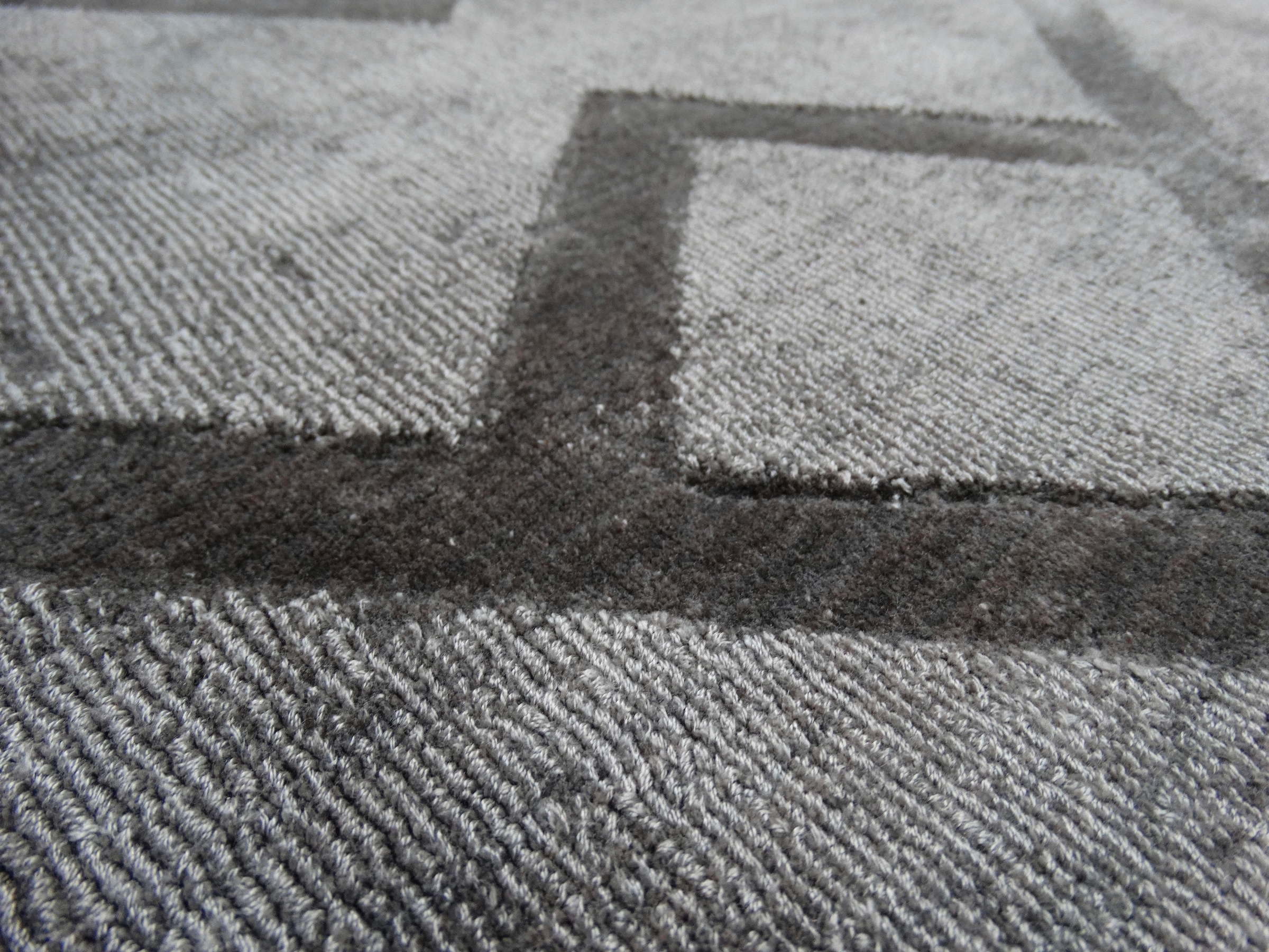 calo-deluxe Teppich »Viteox 310«, rechteckig, 13 mm Höhe, Viskose, Kurzflor, Wohnzimmer
