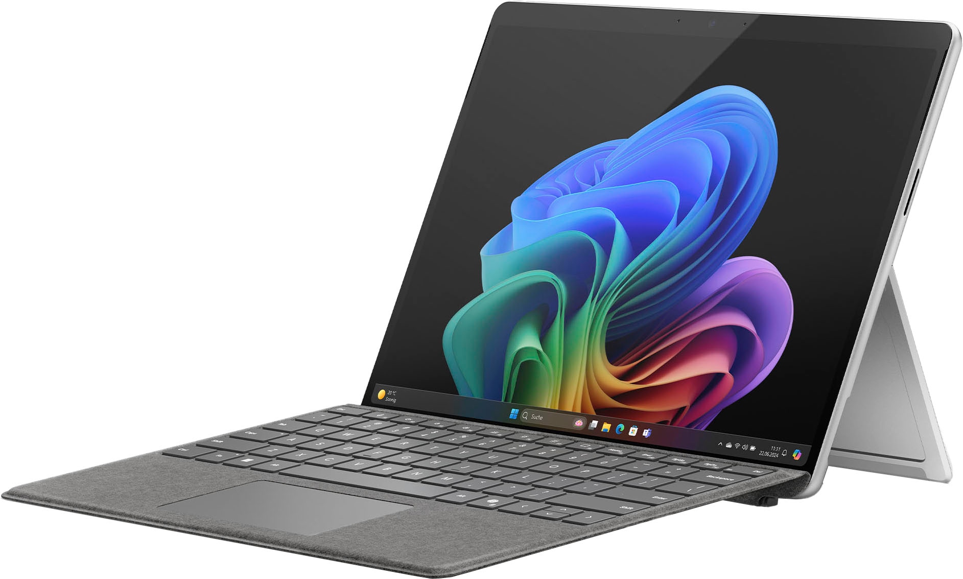 Microsoft Convertible Notebook »Surface Pro, Copilot+ PC, 13" Touch-Display, 16 GB RAM, 11. Edition«, 33,02 cm, / 13 Zoll, Qualcomm, Snapdragon X, Adreno, 256 GB SSD