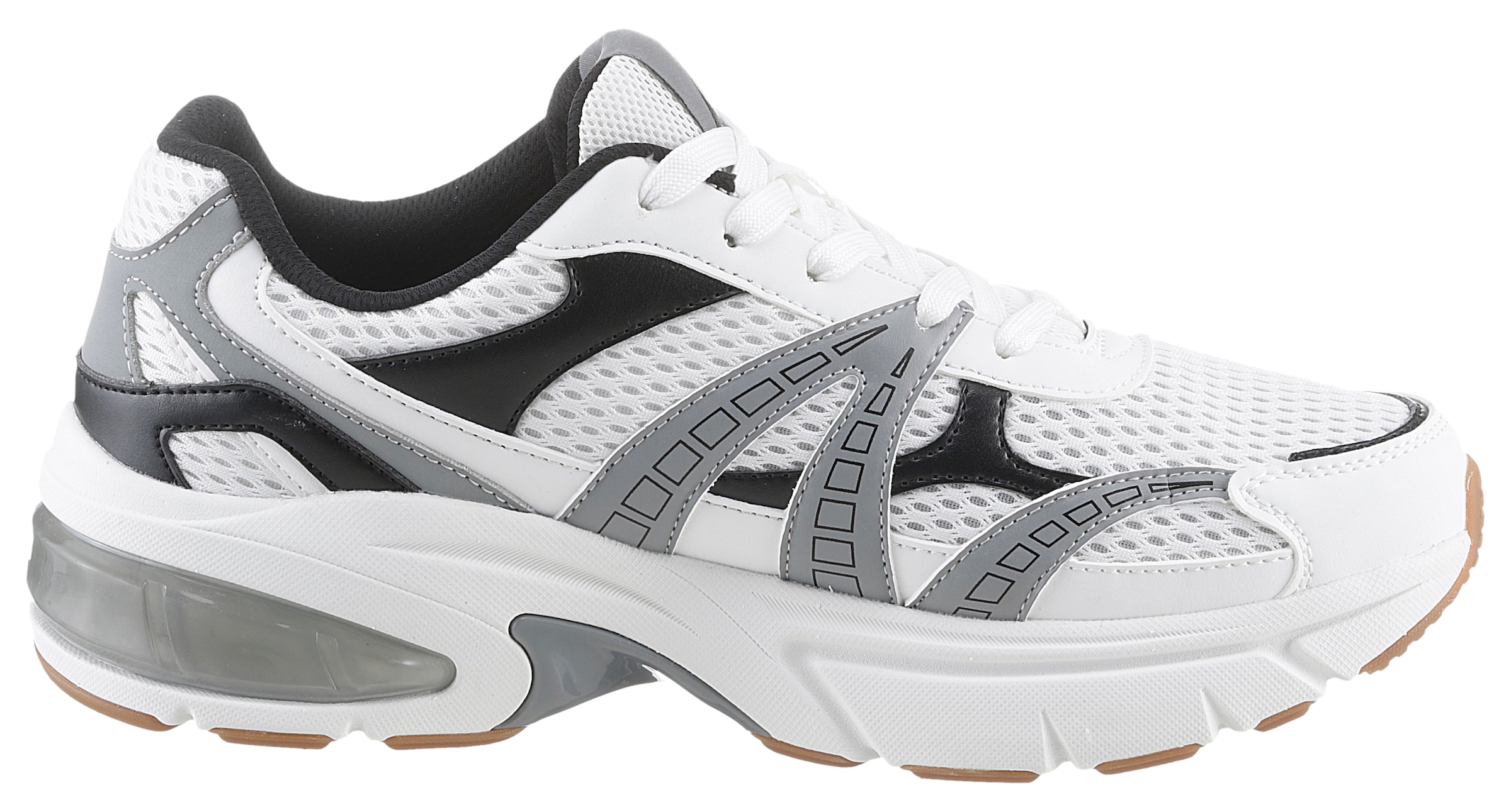 Skechers Sneaker »SHADOW«, Chunky Sneaker, Schnürschuh mit auffälliger Laufsohle