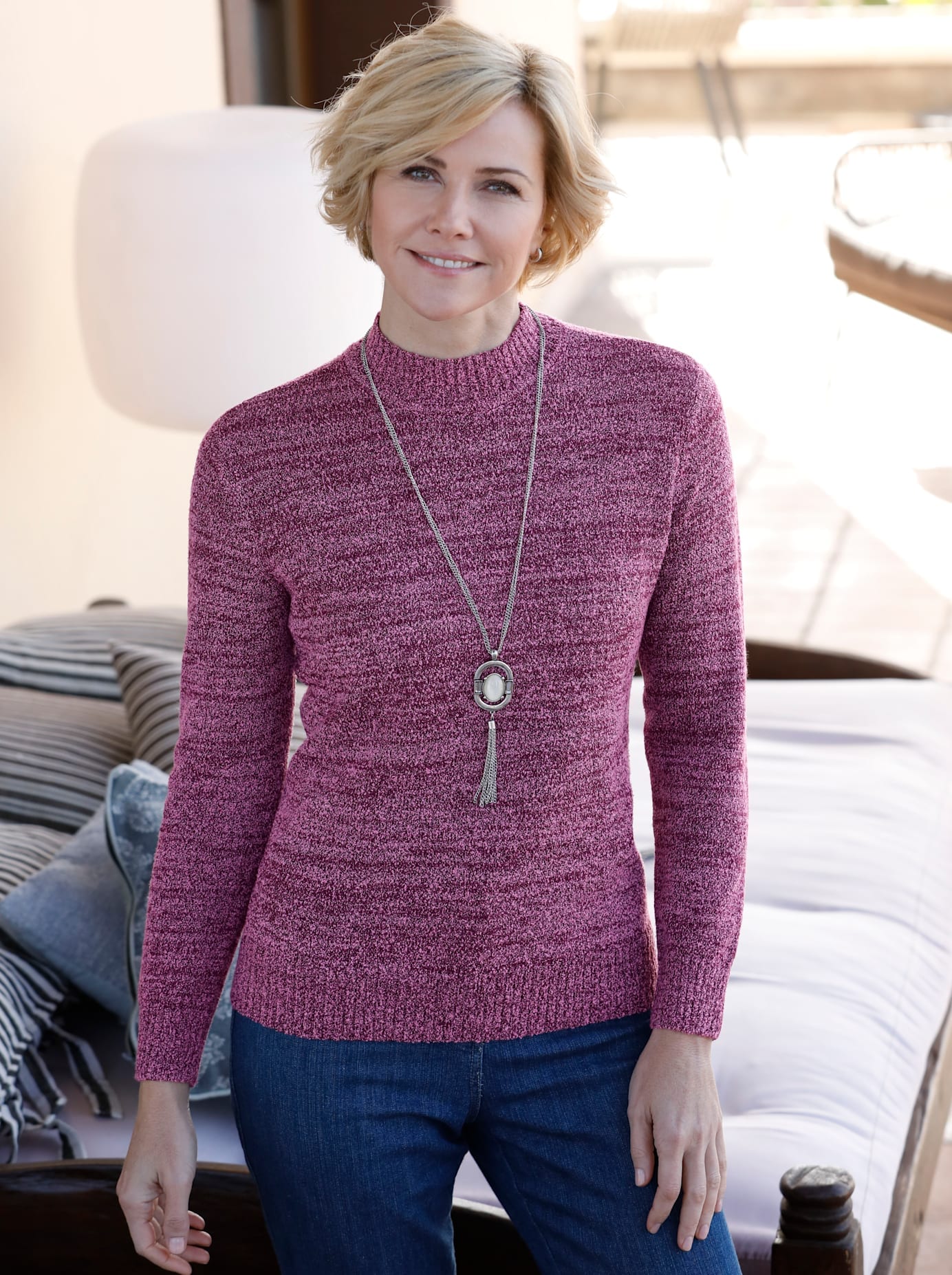 Classic Basics Stehkragenpullover »Pullover«