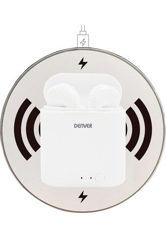 Denver wireless In-Ear-Kopfhörer »TWQ-40P«, Bluetooth, + QI Ladepad (UVP 69,95€) kaufen