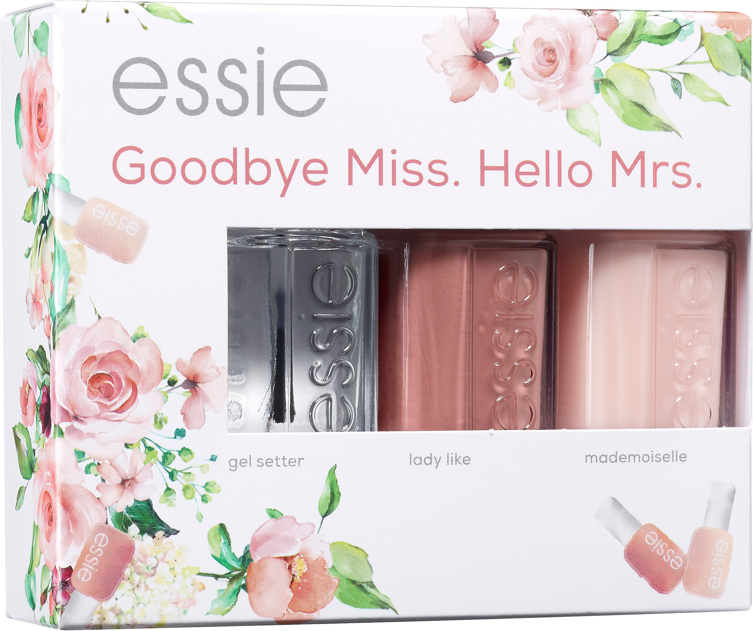 essie Nagellack-Set »Bride Set Goodbye Miss. Hello Mrs.«, (Set, 3 tlg.)  online kaufen - OTTO