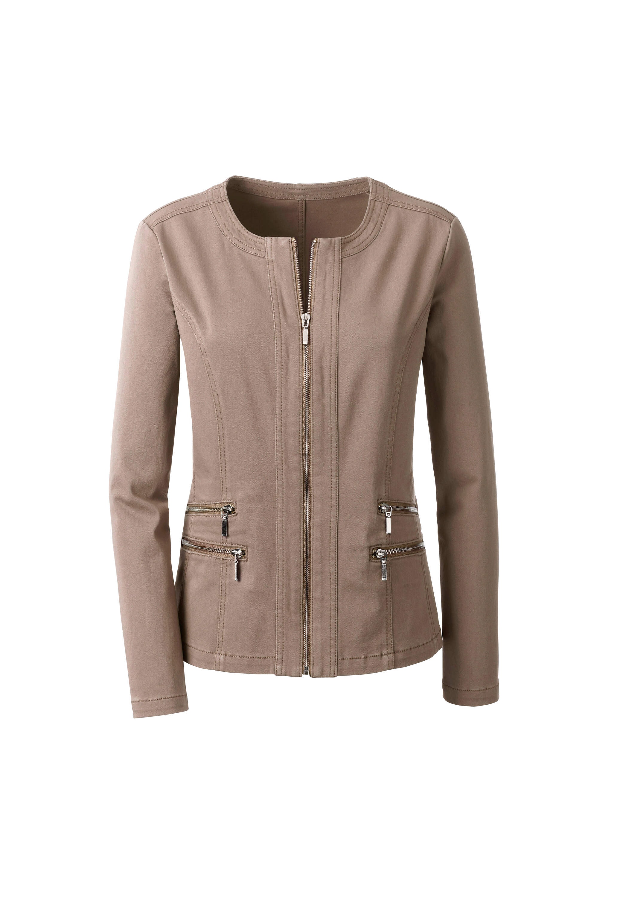 Witt Jeansblazer »Blazer Jeansblazer mit Zier-Reißverschlüssen«