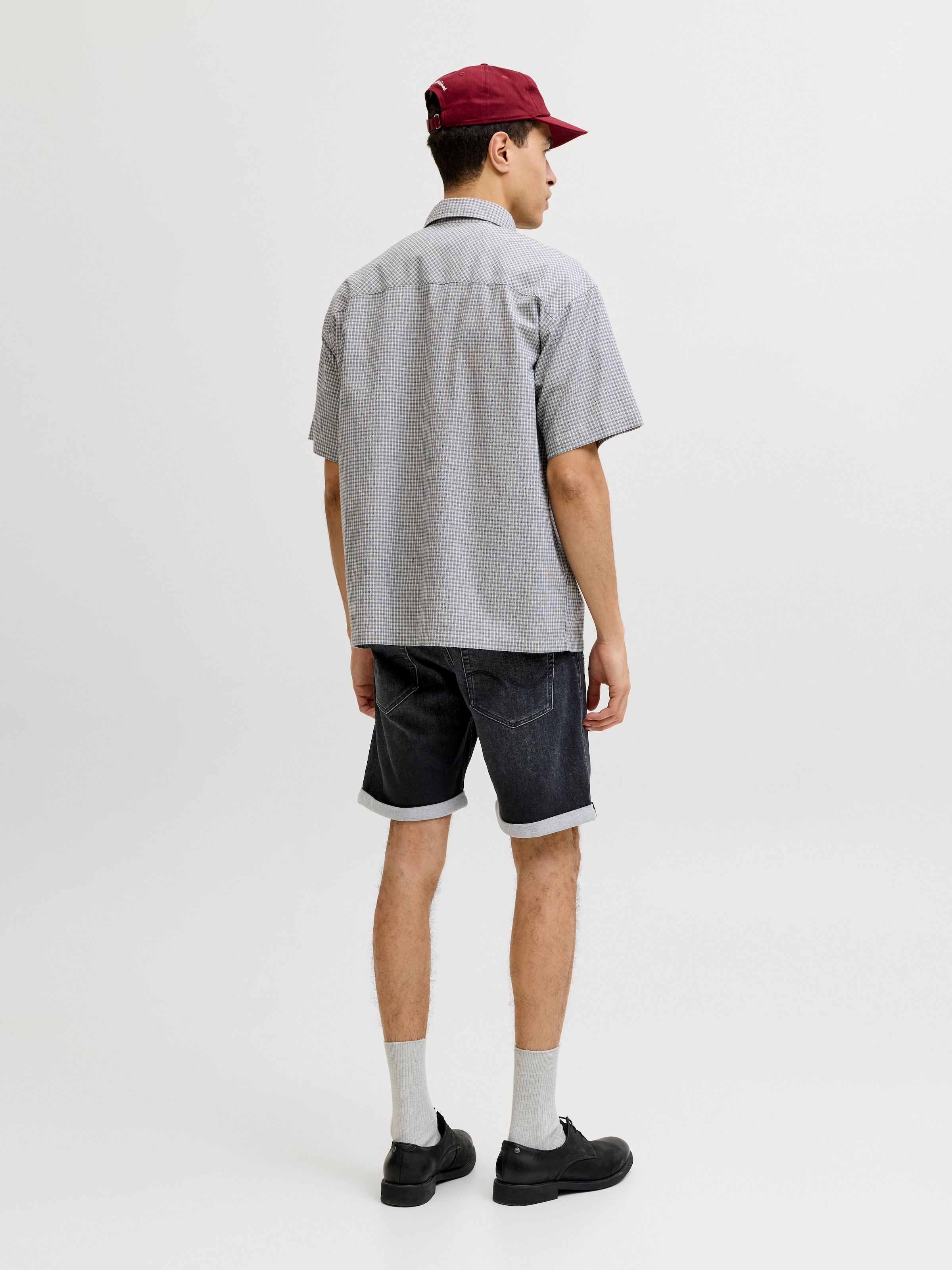 Jack & Jones Shorts »JJIRICK JJICON I.K. SHORTS GE 066 SN«  Baumwollmischung mit Stretch, regular fit, Destroyed Effekte