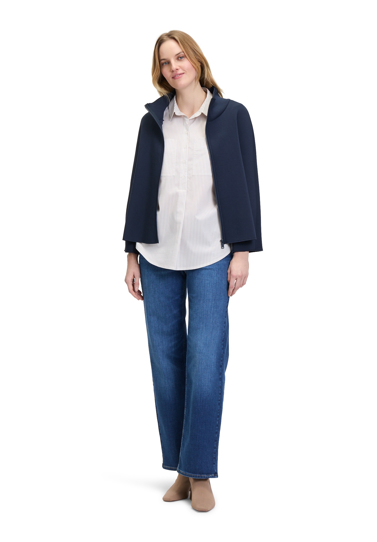 Betty&Co Outdoorjacke »Casual-Jacke mit Stehkragen«