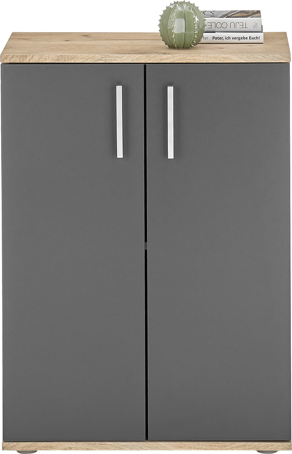 HBZ Kommode »BC-Drift-2, Mehrzweckschrank Stellmaß BxHxT 60x84x35 cm«, (1 St.), Schrank mit 2 Türen und 1 Einlegeboden
