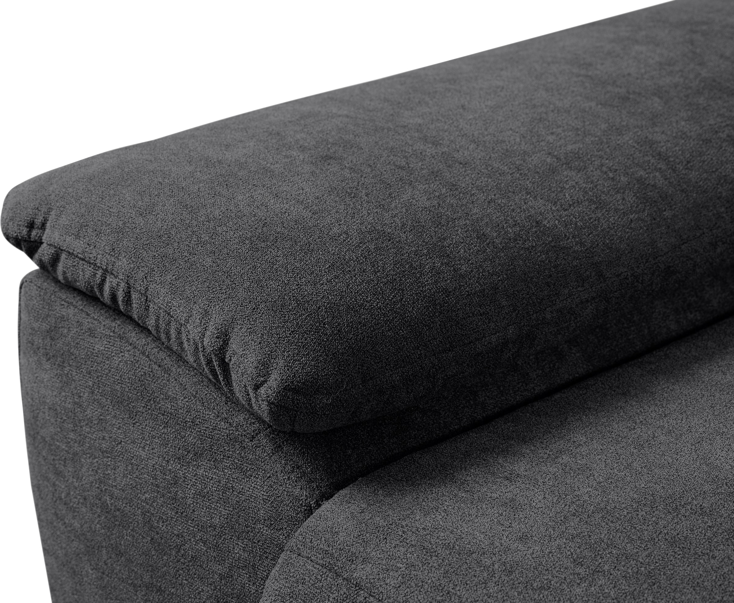 WERK2 Ecksofa »Panama L-Form«, Modernes Sofa mit Schlaffunktion, Bettkasten, Kopfteile verstellbar