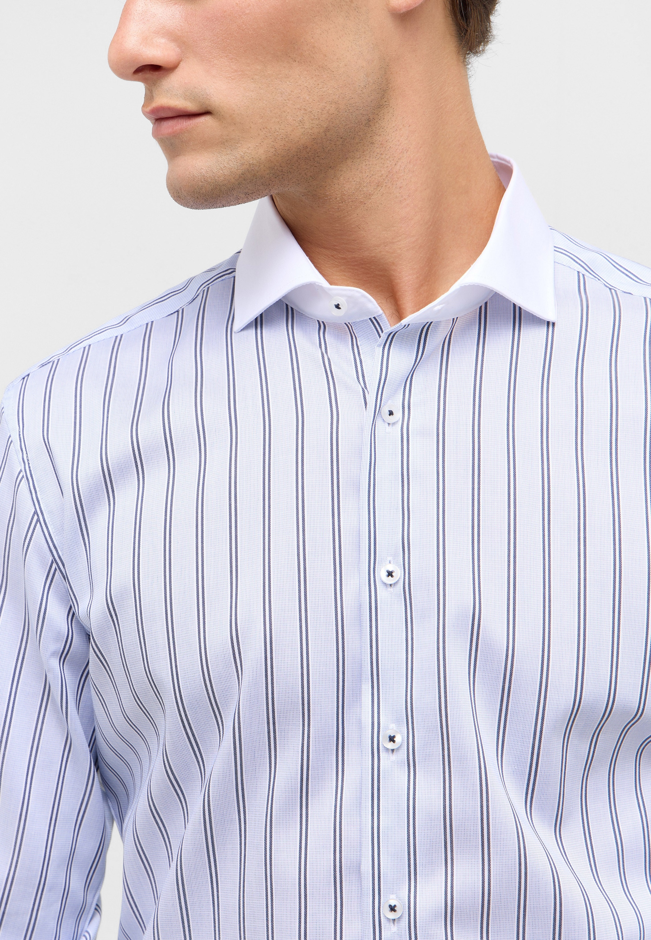 Eterna Langarmhemd »SLIM FIT«, NON IRON (bügelfrei)