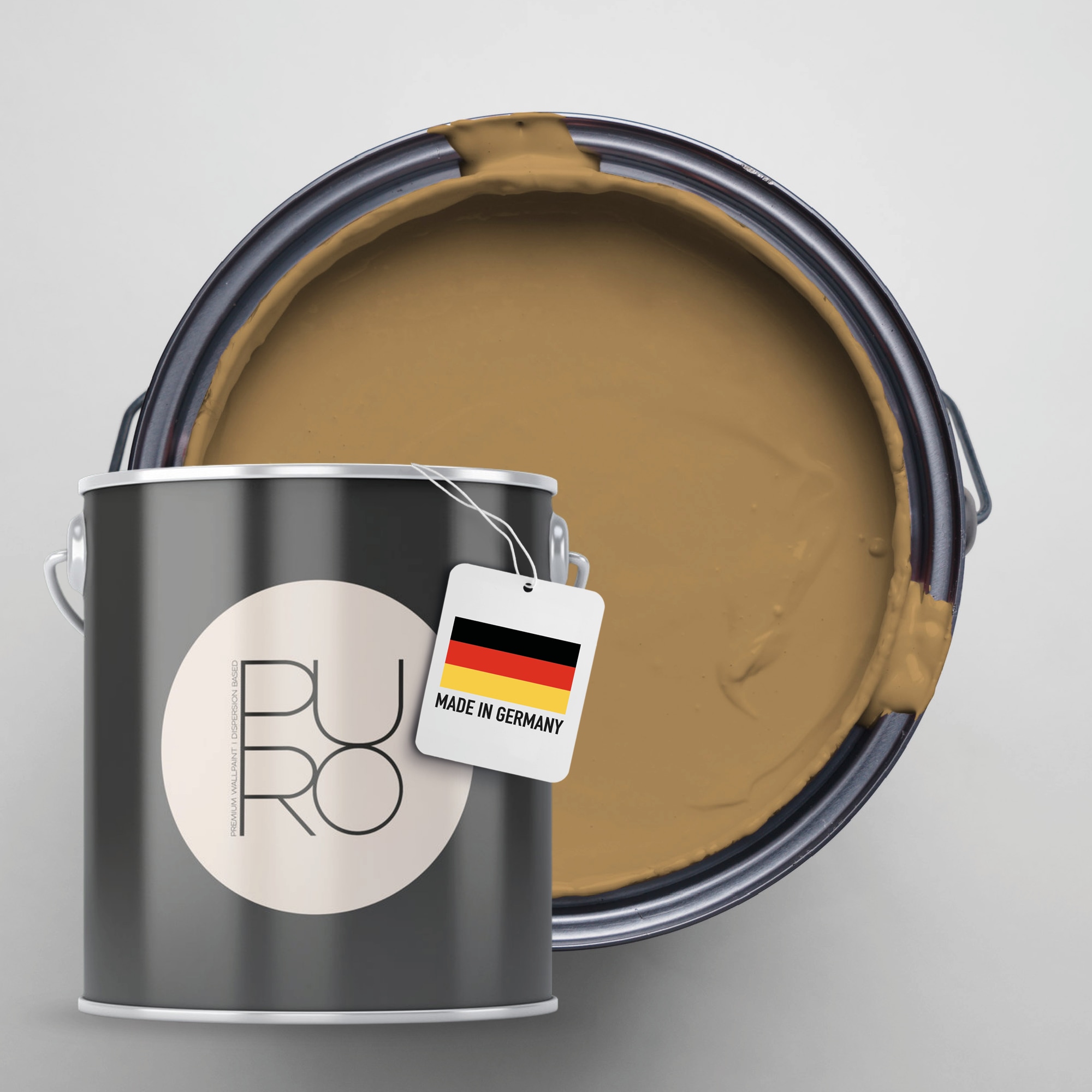 A.S. Création Wandfarbe »Premium Innenwandfarbe PURO Tuchmatt sandy beige« ideal für Wohnzimmer, Schlafzimmer, Flur und Küche, Farbwelt Beige