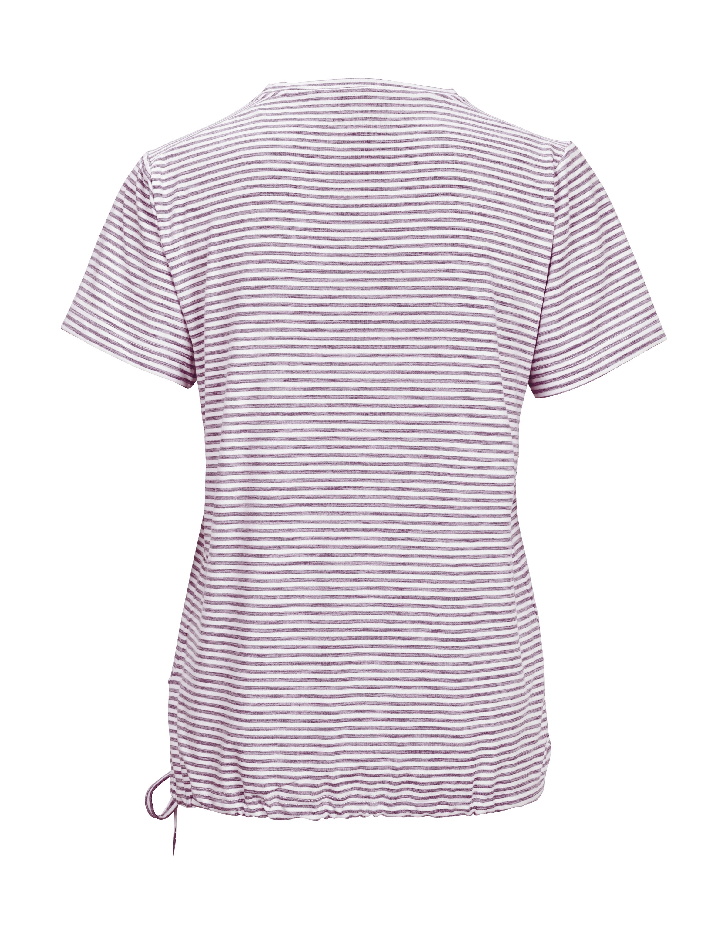 Killtec T-Shirt »Lilleo WMN TSHRT F«, Gestreiftes, schnelltrocknendes Funktionsshirt mit verstellbarem Saum