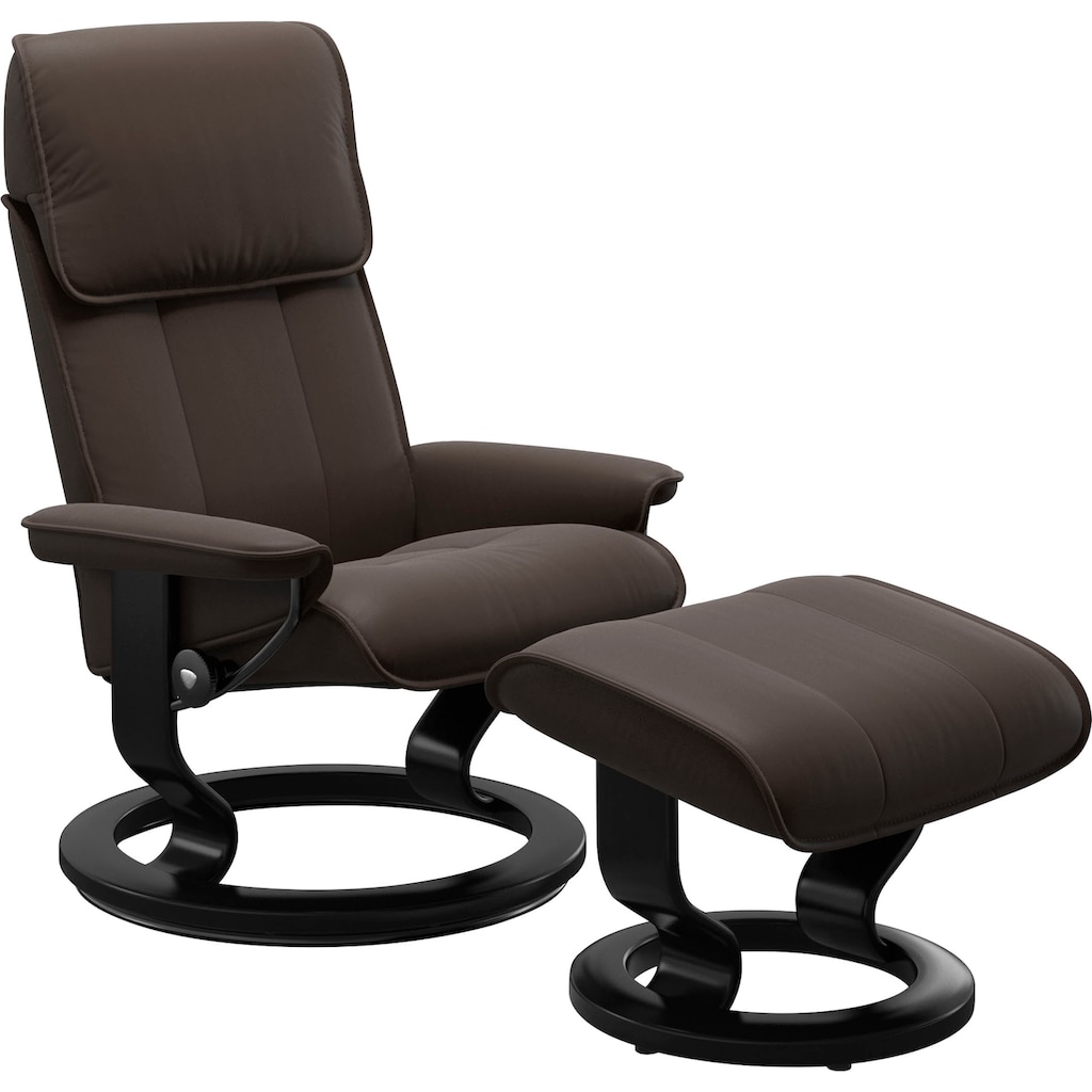 Stressless® Relaxsessel »Admiral«, (Set, Relaxsessel inkl. Hocker)