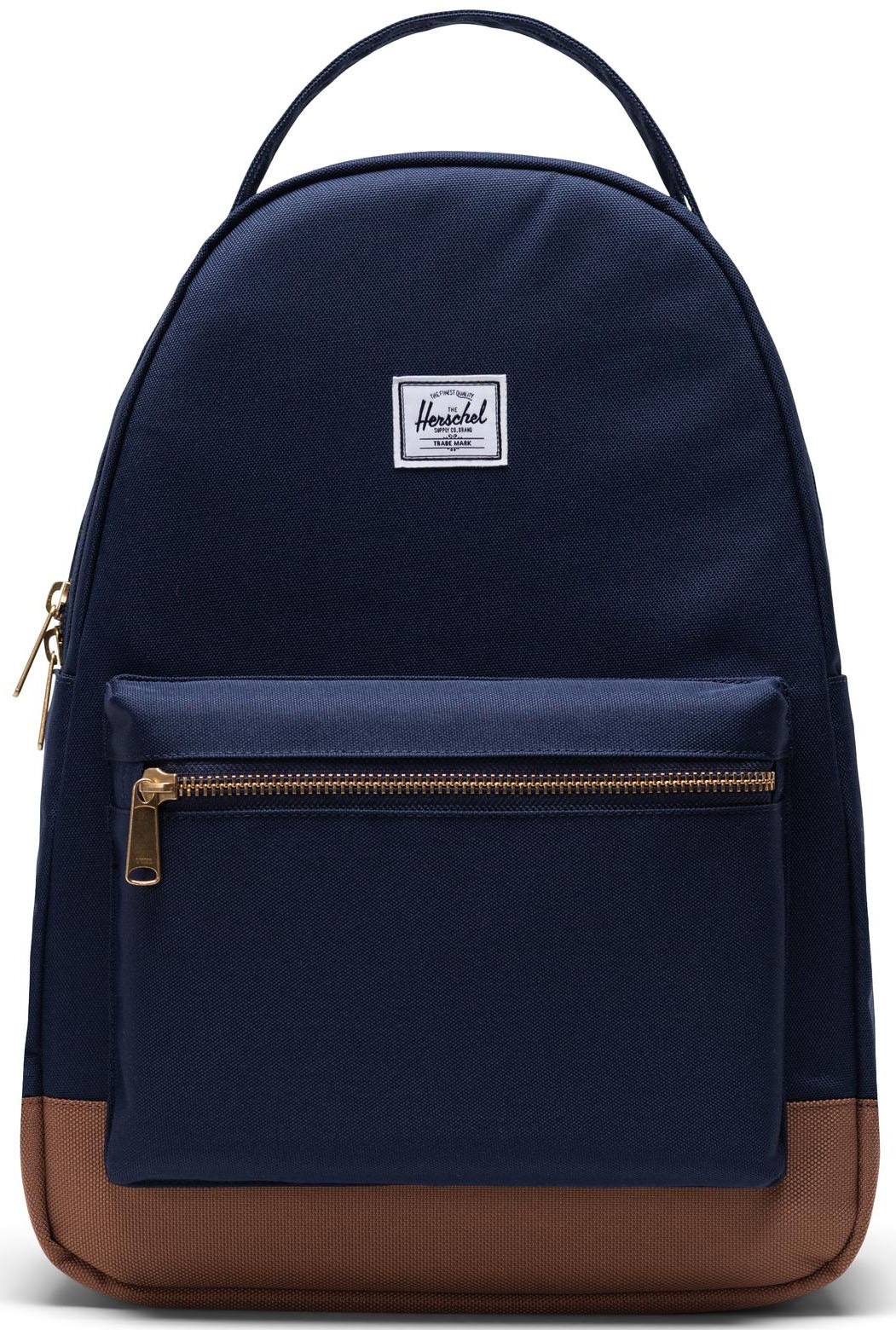 Herschel Freizeitrucksack »Classic, Nova Mid-Volume, Peacoat/Saddle«, mit 13-Zoll Laptopfach