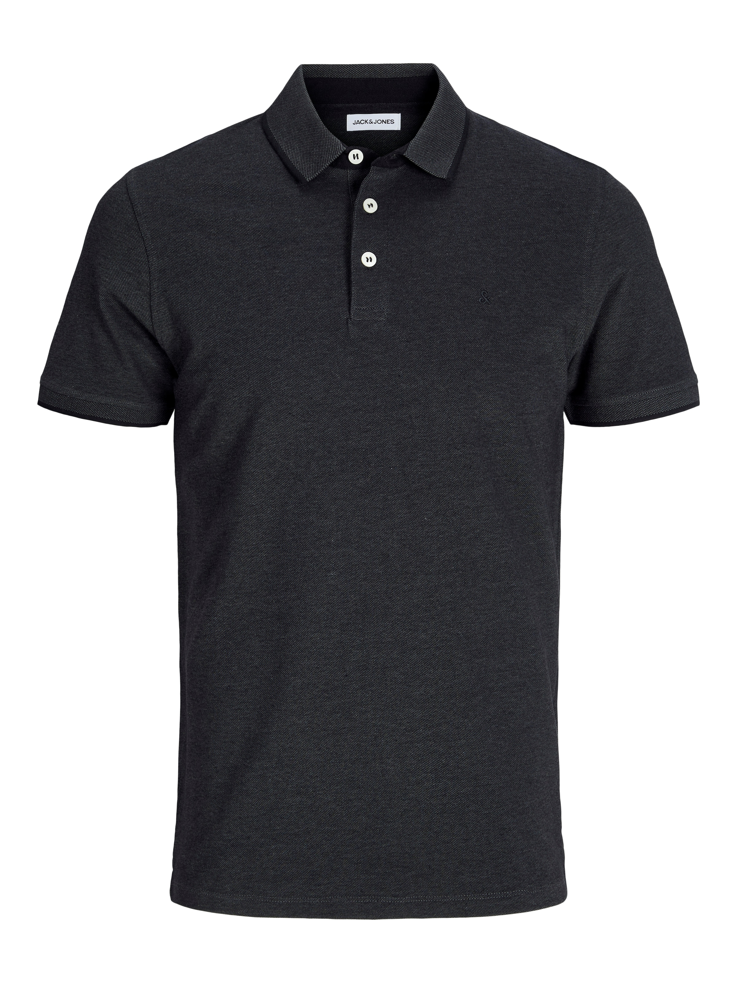Jack & Jones Poloshirt »JJEPAULOS  Poloshirt mit klassischem Kragen und figurbetonter Form« Logostickerei, modisch, schmal, Baumwolle, Polokragen