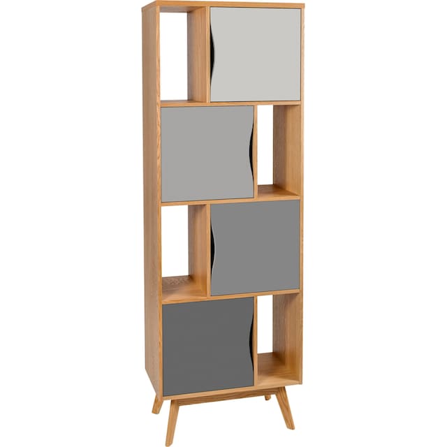 Woodman Bücherregal »Avon«, Höhe 191 cm, Holzfurnier aus Eiche, schlichtes  skandinavisches Design online kaufen