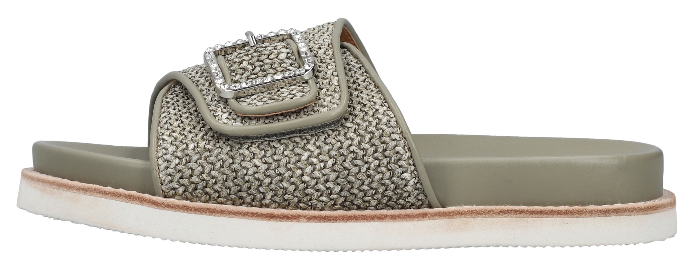 Rieker Pantolette, Sommerschuh, Strandschuh mit praktischem Klettverschluss