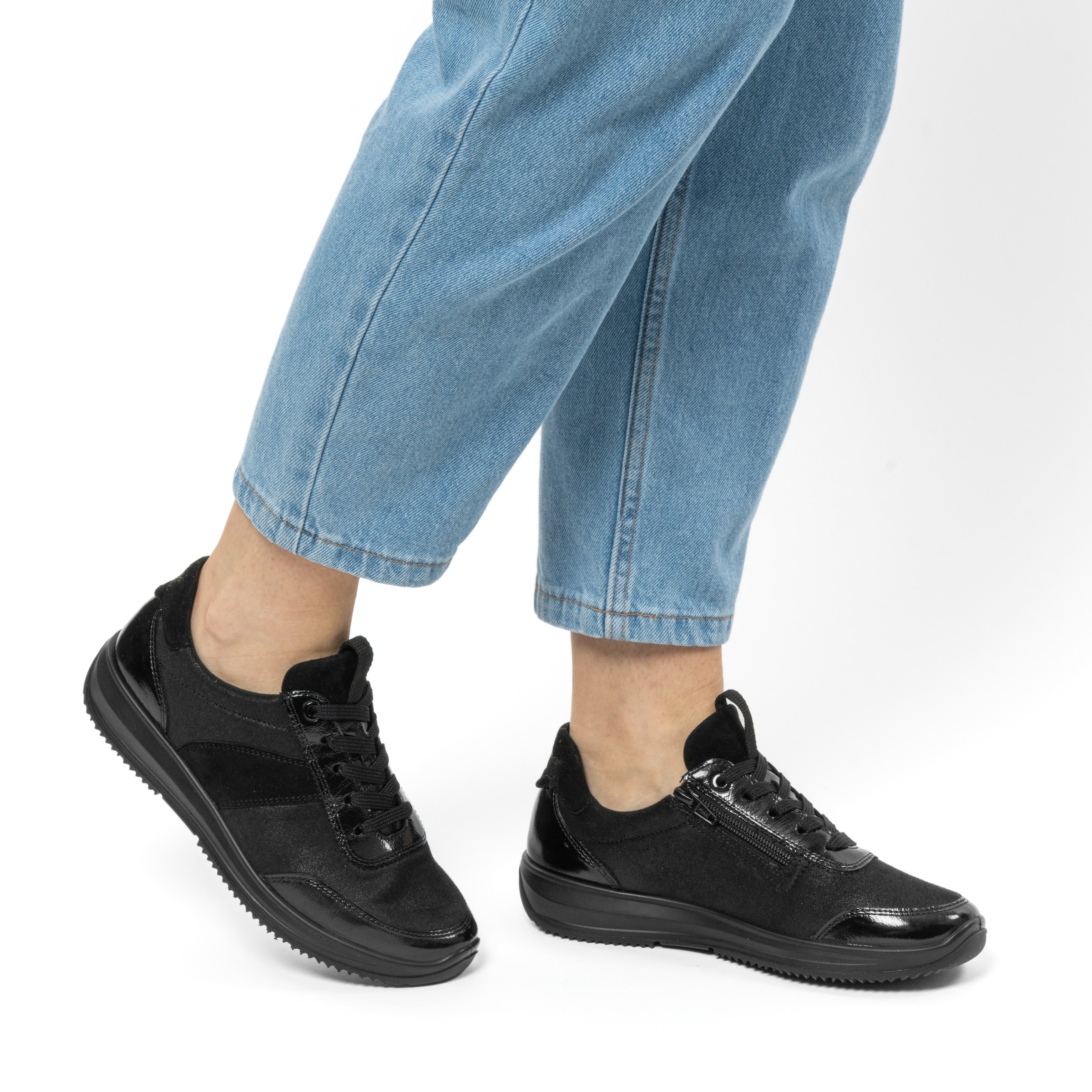 Ara Keilsneaker »OSAKA«  Freizeitschuh, Halbschuh, Schnürer in Komfortweite H (=sehr weit)