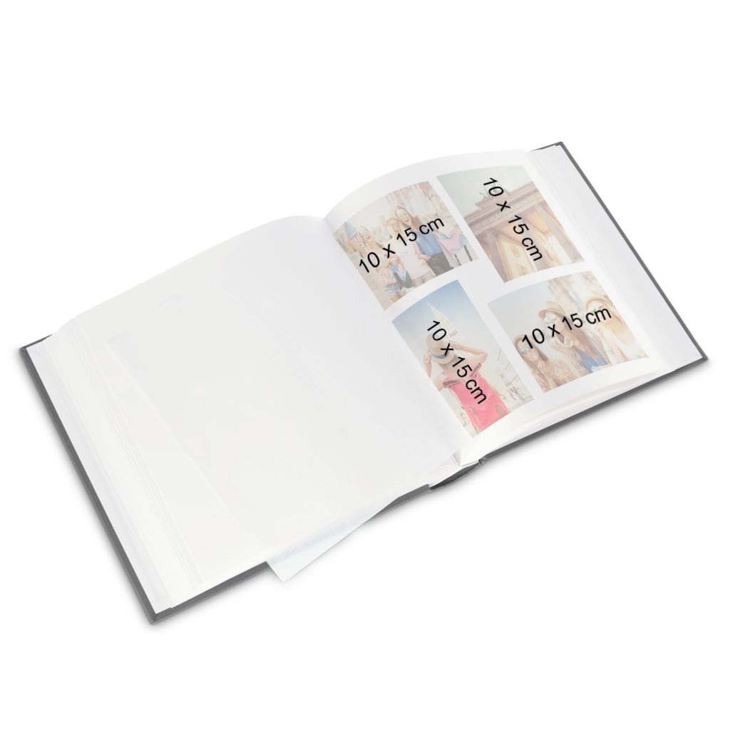 Hama Fotoalbum »Jumbo Album "Singo", 30x30cm, 100 weiße Seiten, Natur, max. 400 Fotos«