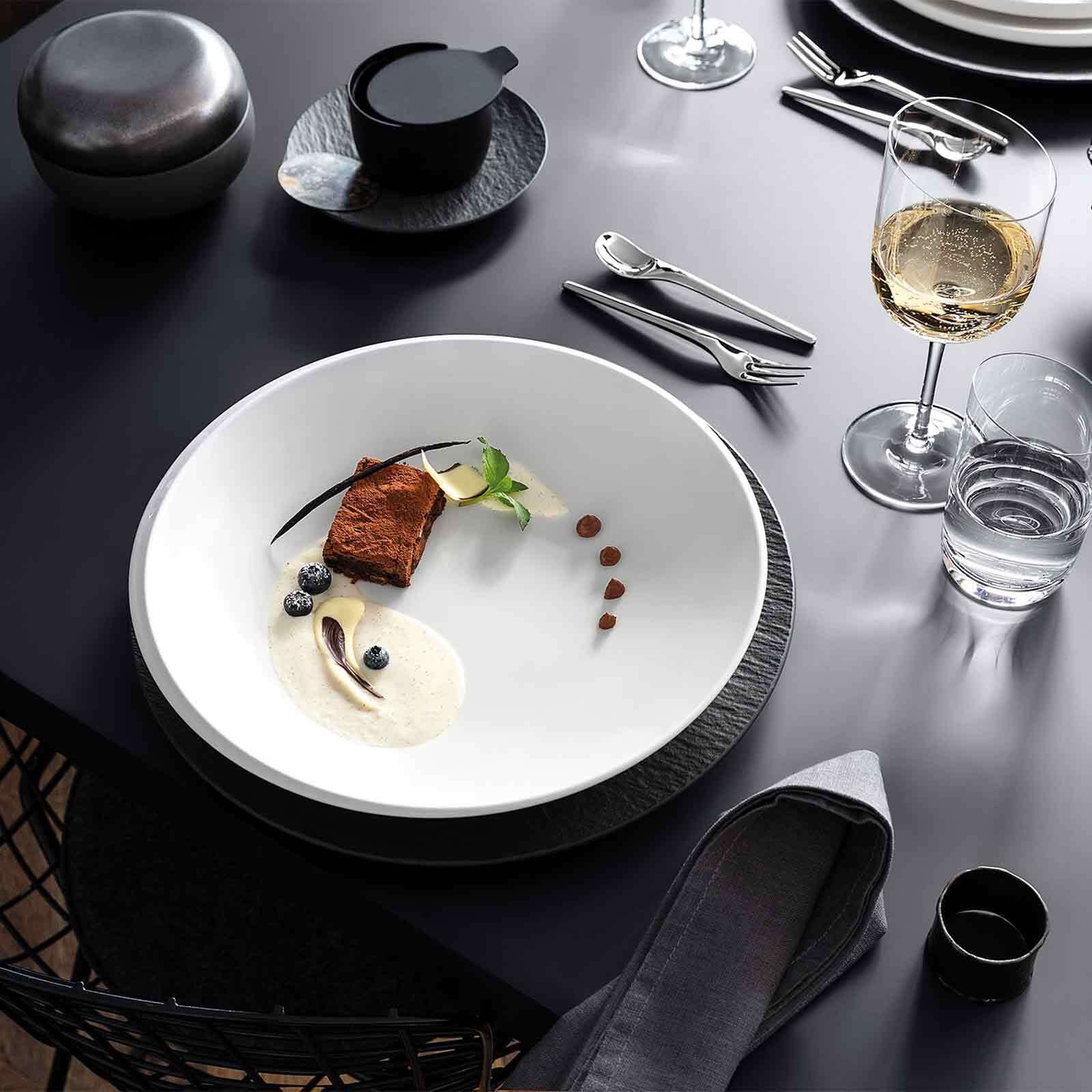 Villeroy & Boch Schale »Schale tief NewMoon ø 29 cm 6er Set weiß«