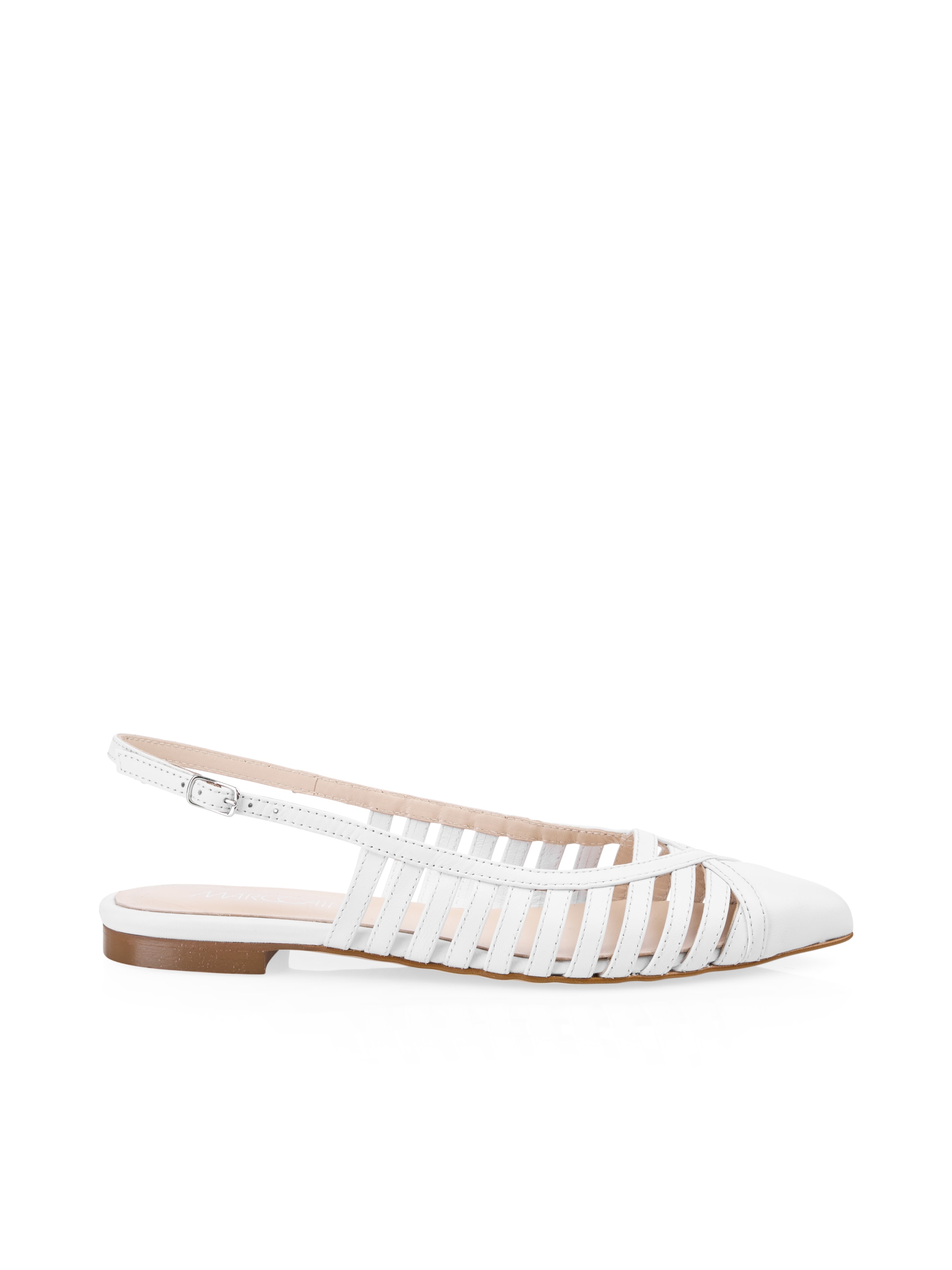 Marc Cain Slingpumps »"Trip to France"«, Brautschuh, Sling Sandale, Riemchensandale mit Blockabsatz